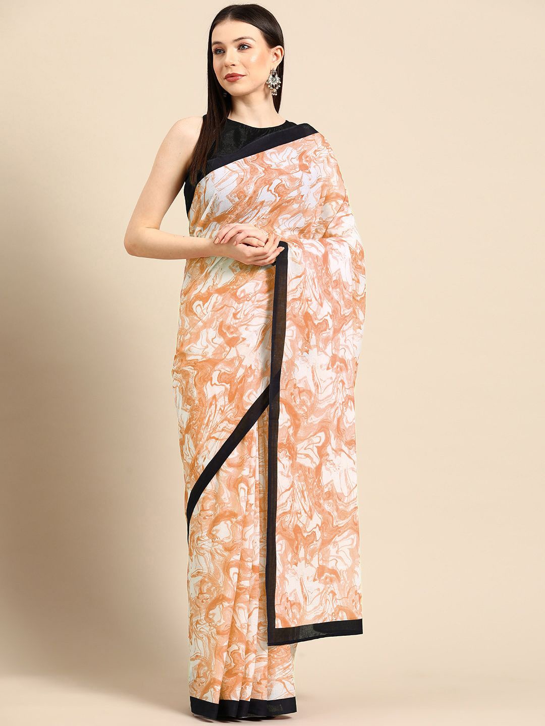 

BUTA BUTI Pure Cotton Saree, Mustard