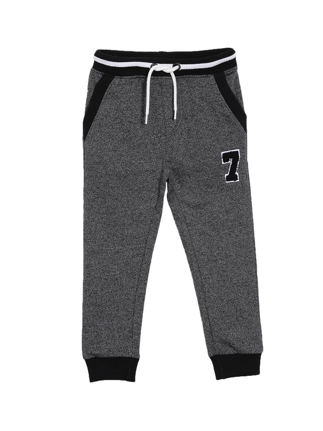 

3PIN Boys Pure Cotton Joggers, Grey melange