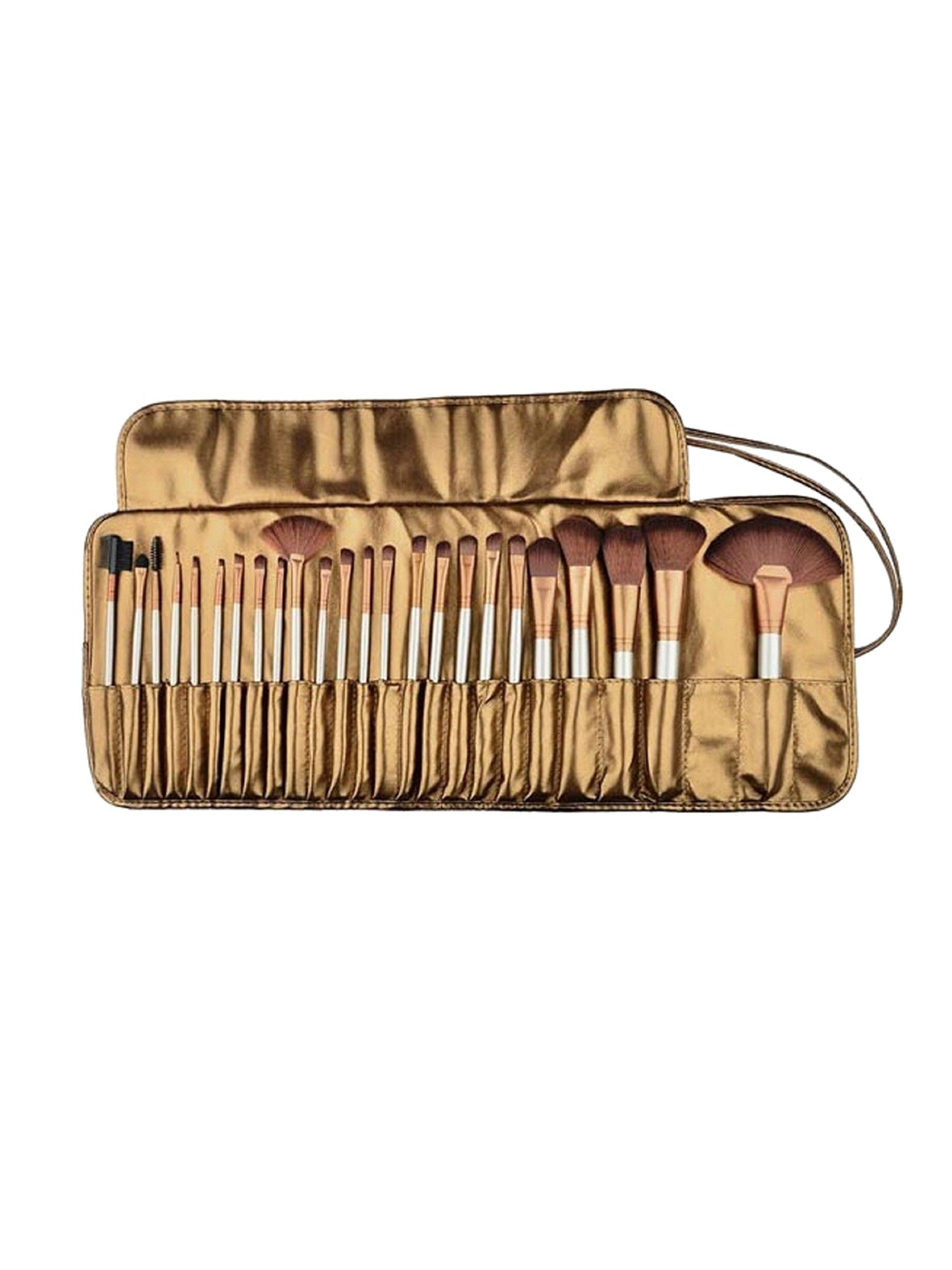 

Yoana Set of 24 Professional Series Makeup Brushes With Pouch, Gold