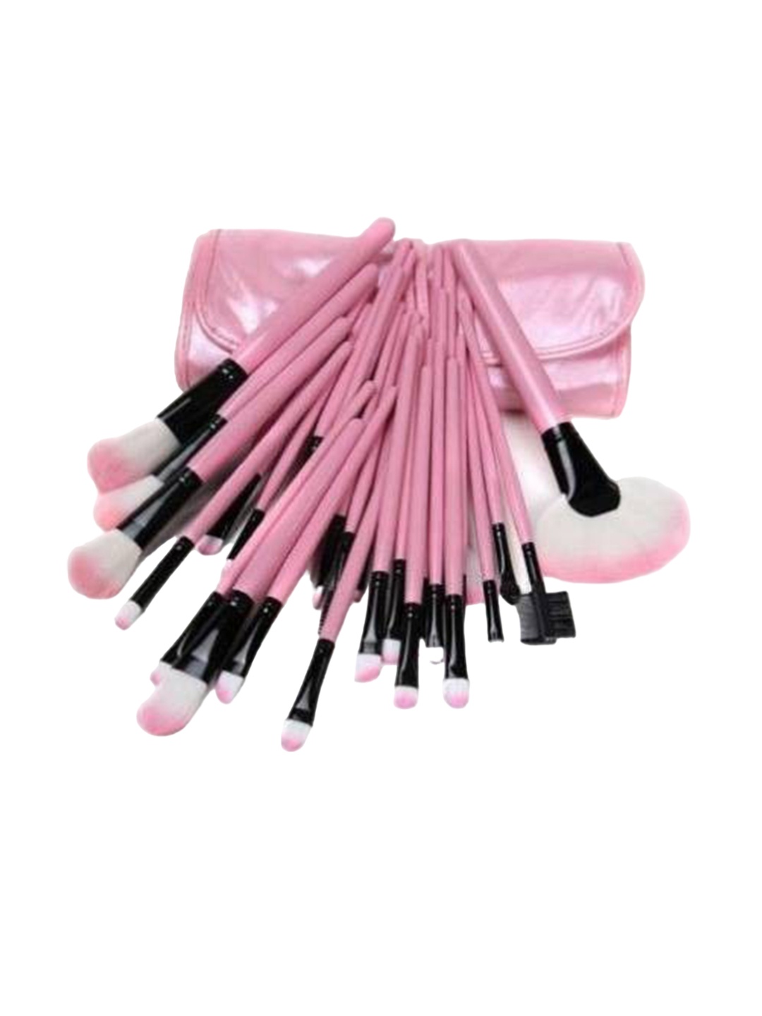 

Yoana Set Of 24 Professional Makeup Brushes With Pouch, Pink