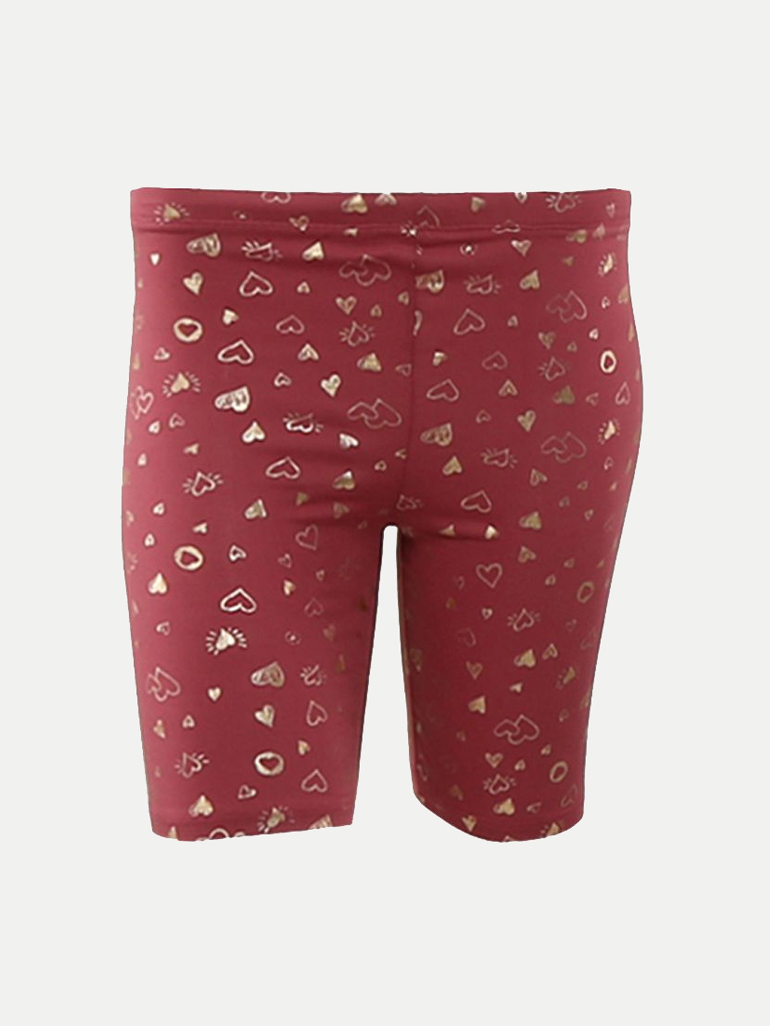 

BAESD Girls Printed Shorts, Red