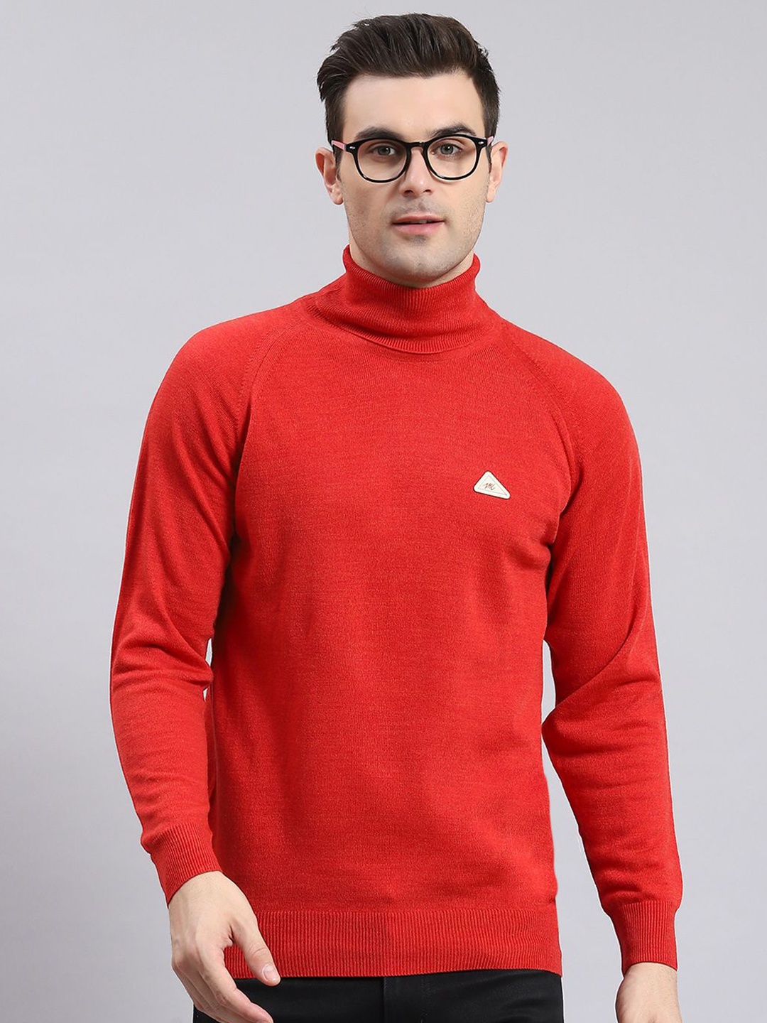 

Monte Carlo Men Woollen Pullover, Red