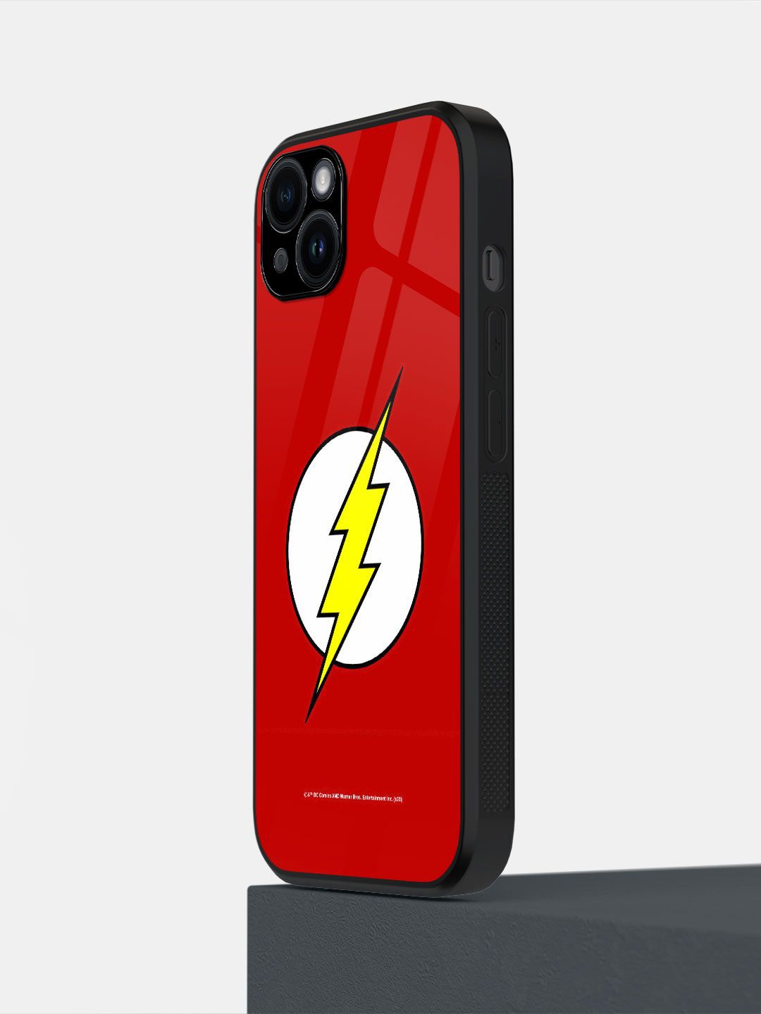 

macmerise Superhero Printed iPhone 14 Plus Back Case Mobile Accessories, Red