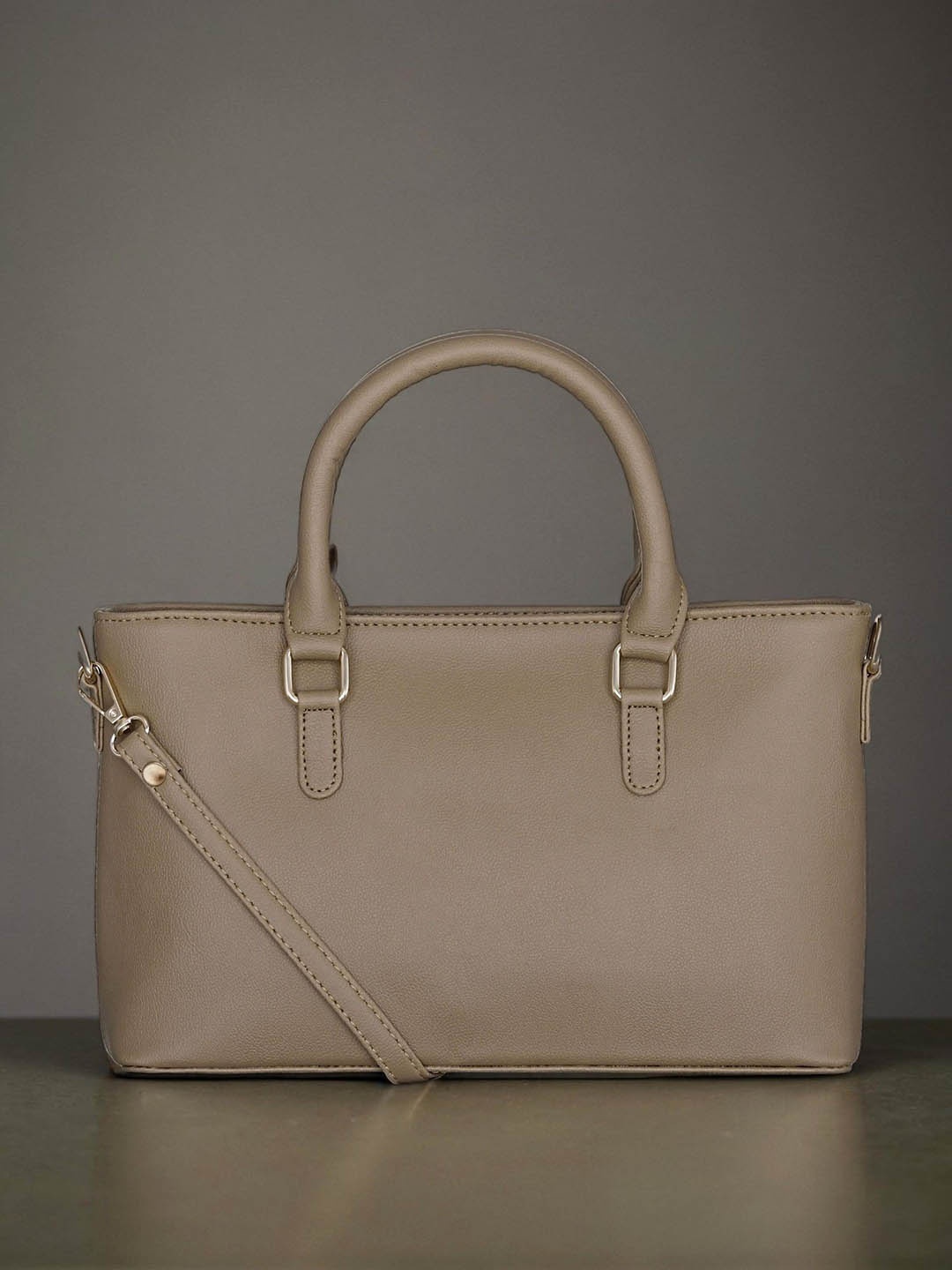 

Mast & Harbour PU Structured Shoulder Bag, Tan