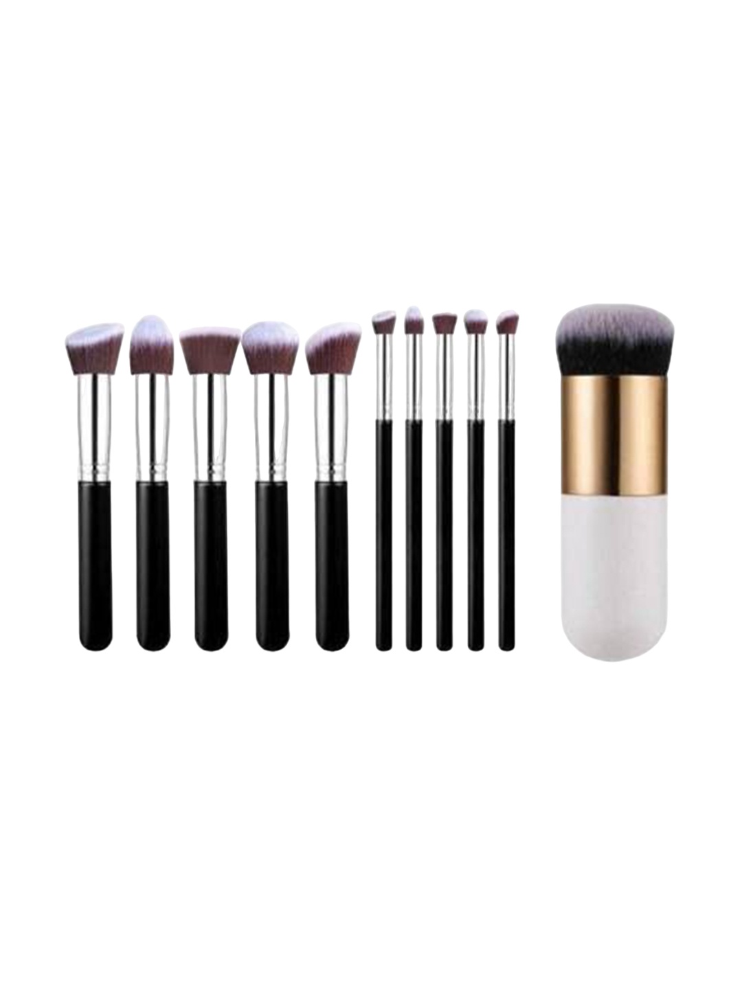 

Yoana Set of 11 Makeup Brushes, Black