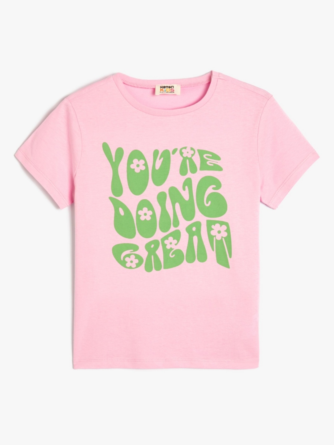 

Koton Girls Printed T-shirt, Pink