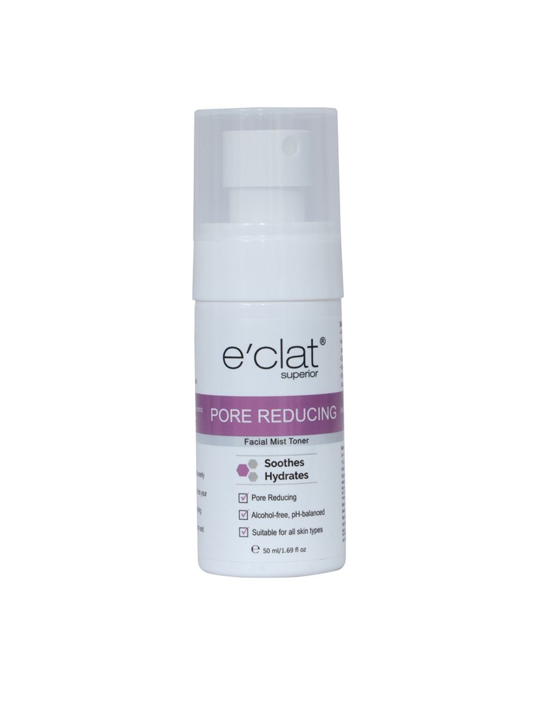 

e'clat superior Pore Reducing Facial Mist Toner-50ml, White