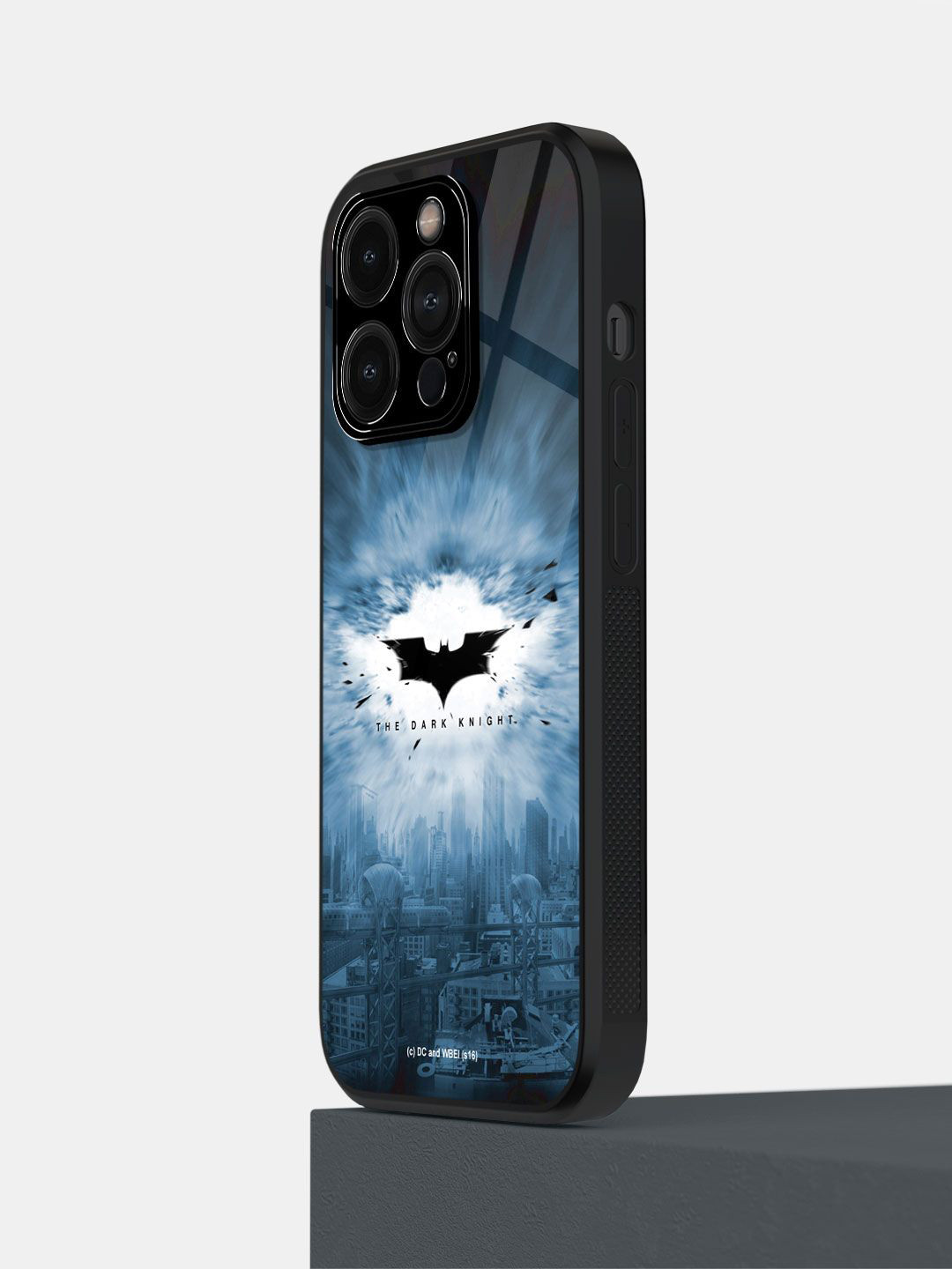 

macmerise Superhero Printed iPhone 14 Pro Back Case Mobile Accessories, Blue