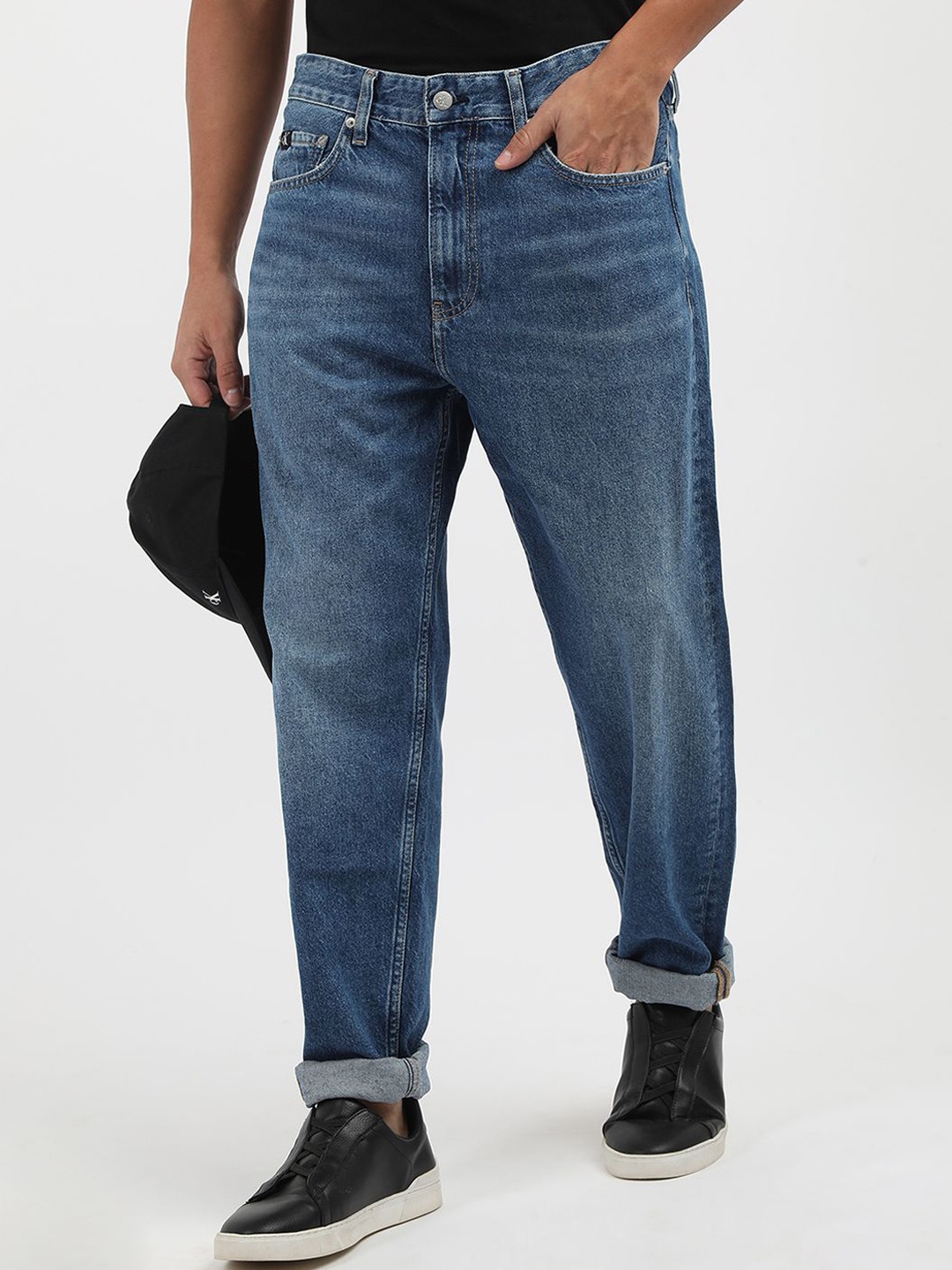 

Calvin Klein Jeans Men Tapered Fit Light Fade Jeans, Blue