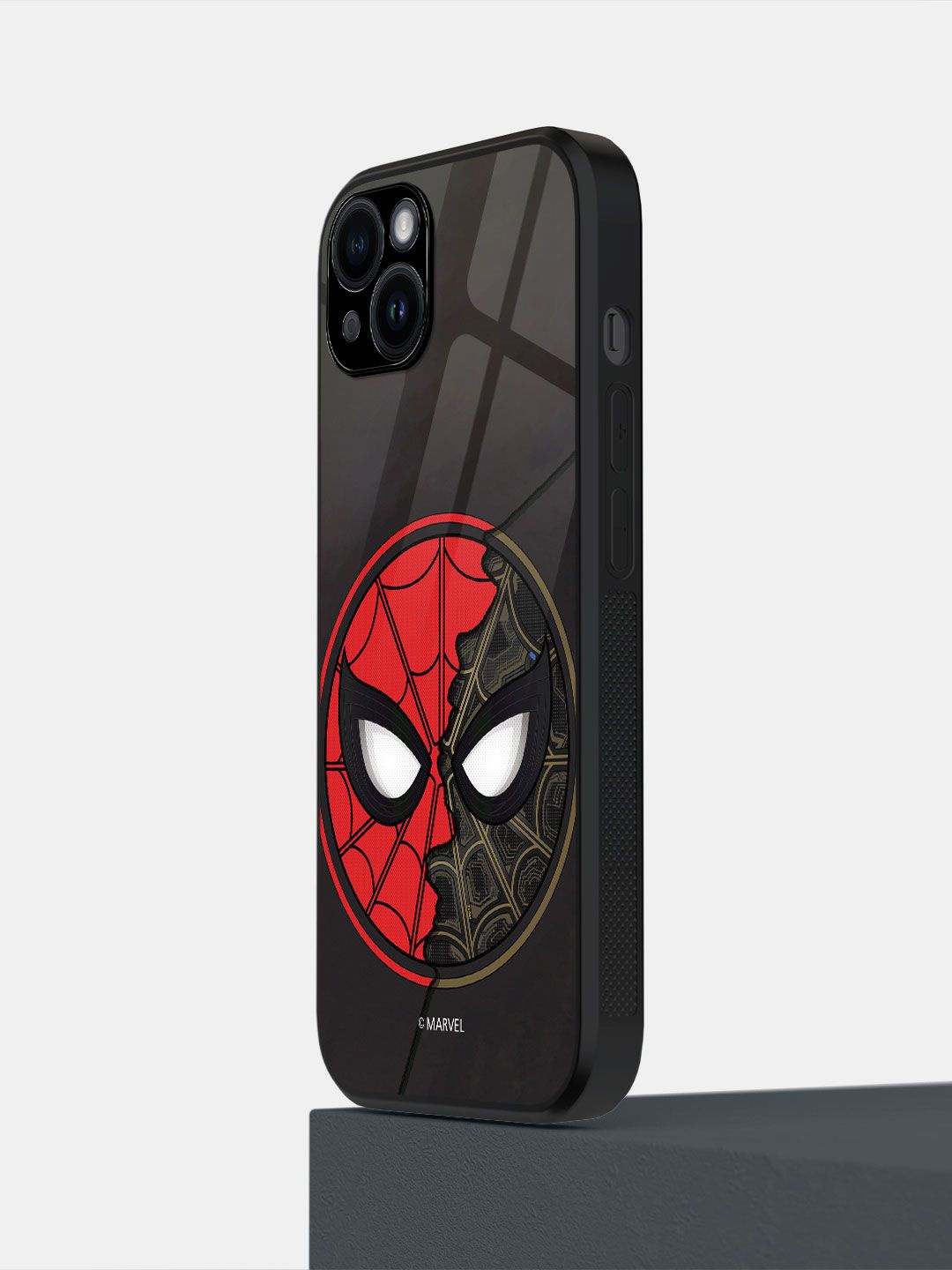 

macmerise Cartoon Characters Printed iPhone 14 Plus Back Case Mobile Accessories, Black