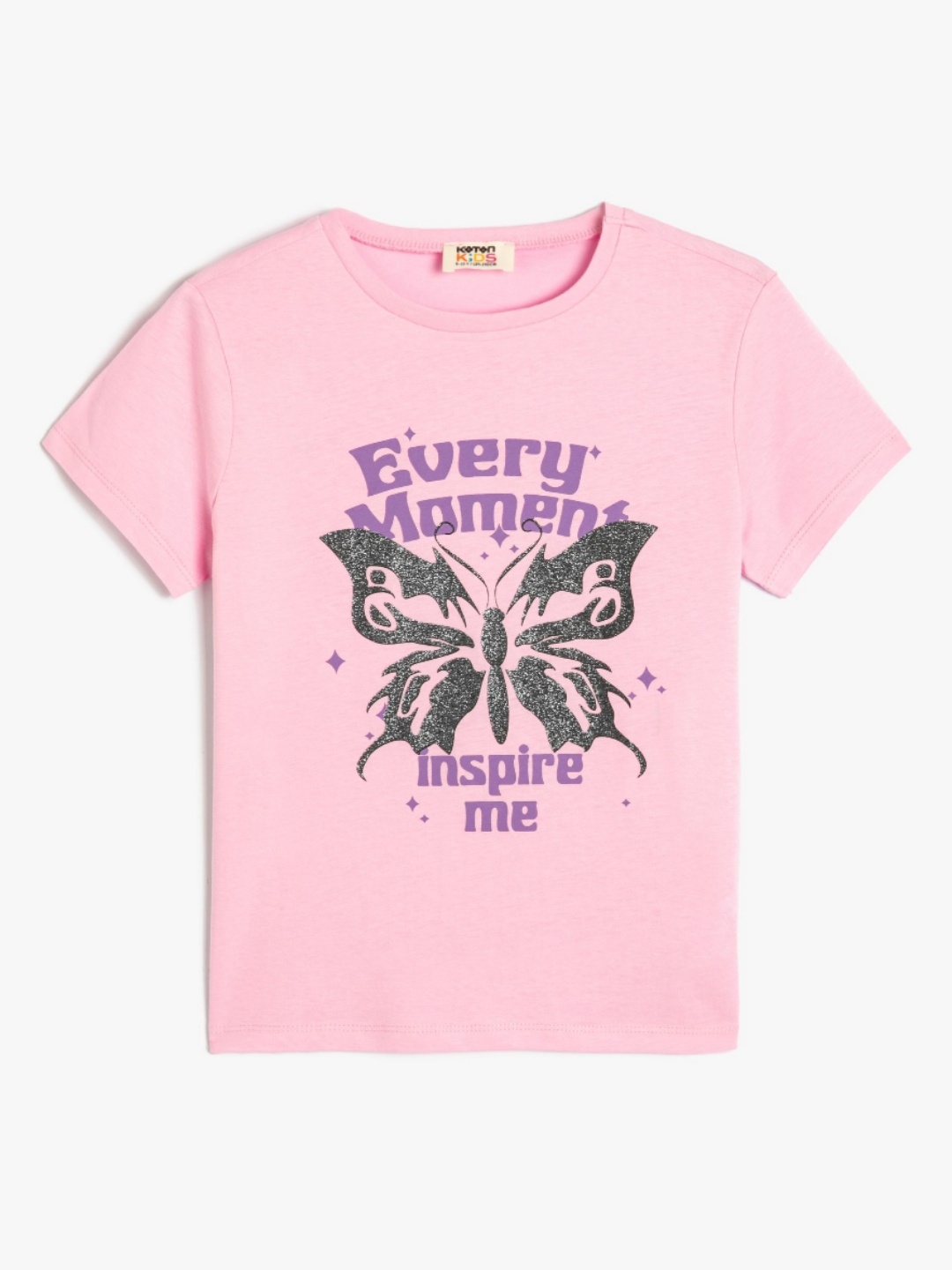 

Koton Girls Printed T-shirt, Pink