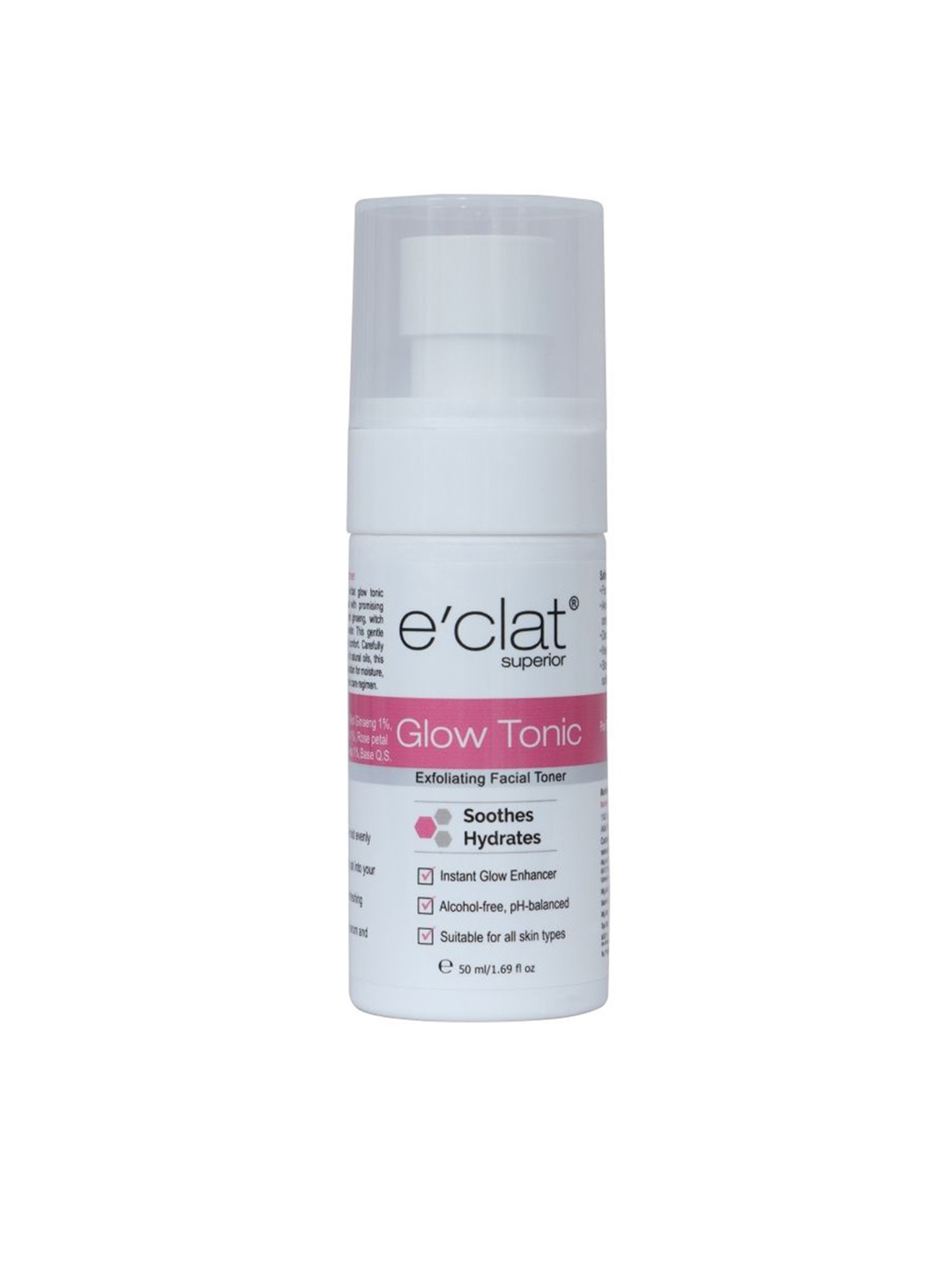 

e'clat superior Superior Glow Tonic Exfoliating Facial Toner-50ml, White