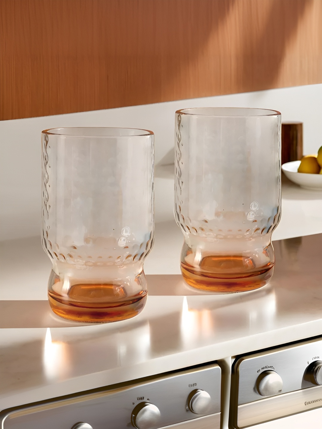 

UMAI Transparent 2 Pieces Glass Water Glasses 430ml