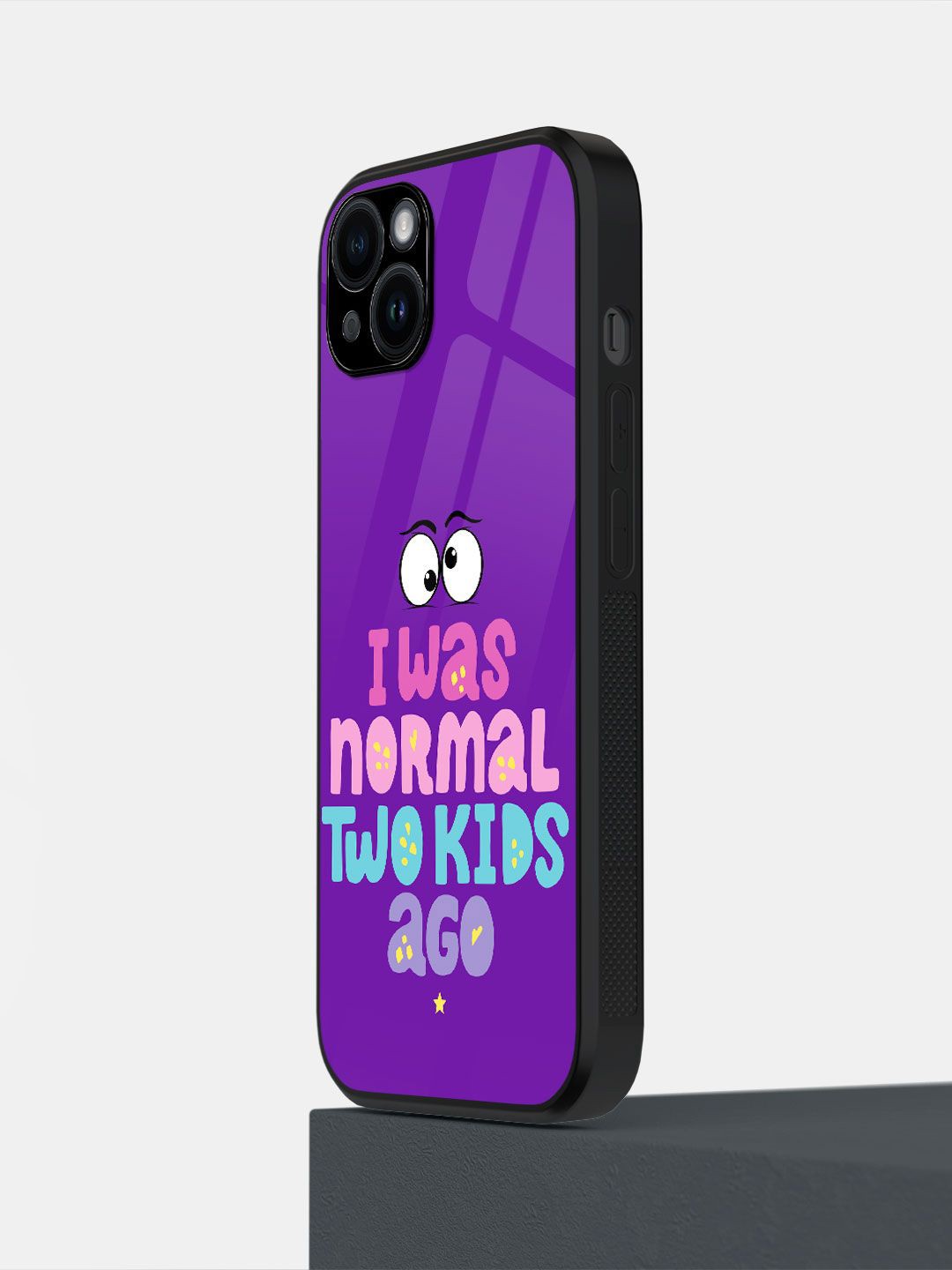 

macmerise Typography Printed iPhone 14 Plus Back Case Mobile Accessories, Lavender