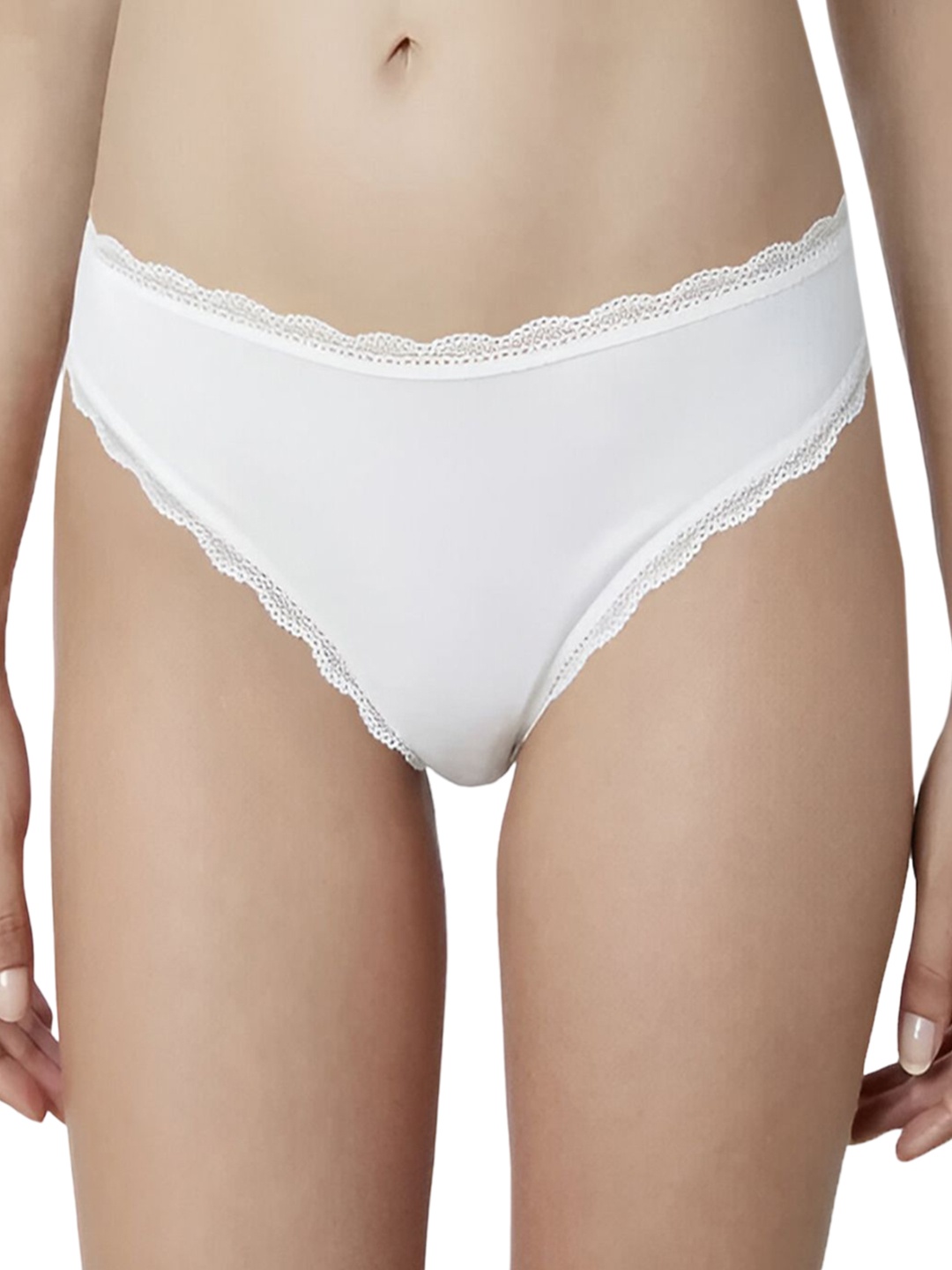 

YAMAMAY Cotton Brazilian Bikini Briefs 8058271839579, White