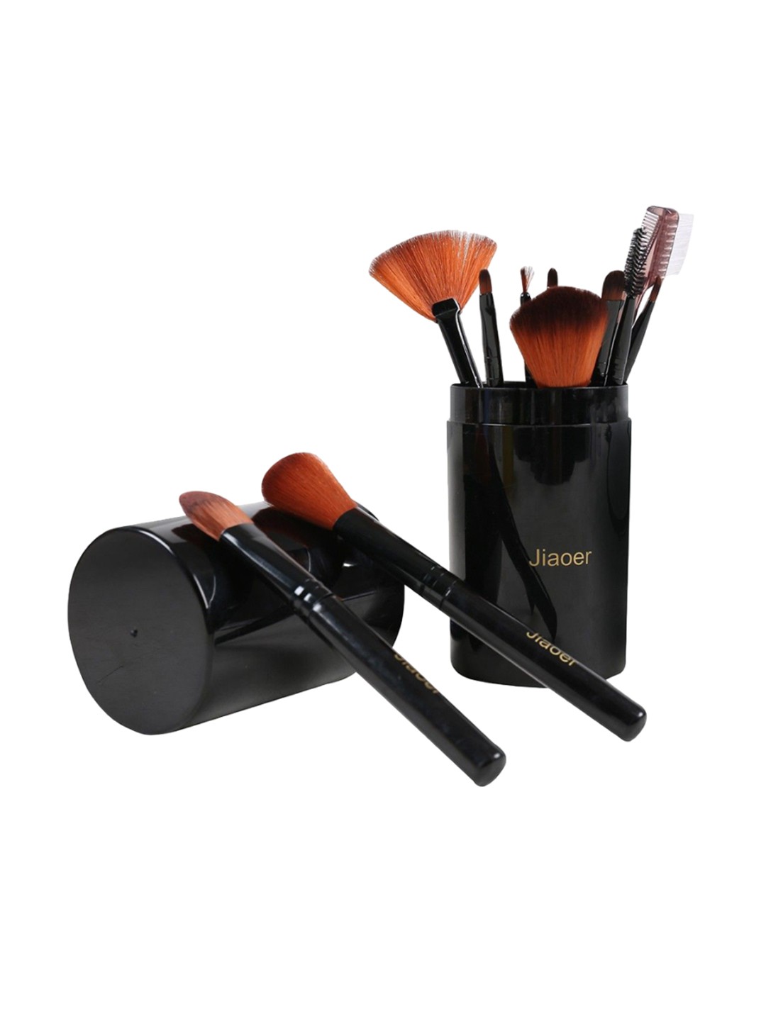 

Yoana Set of 12 Makeup Brush With Storage Box, Black