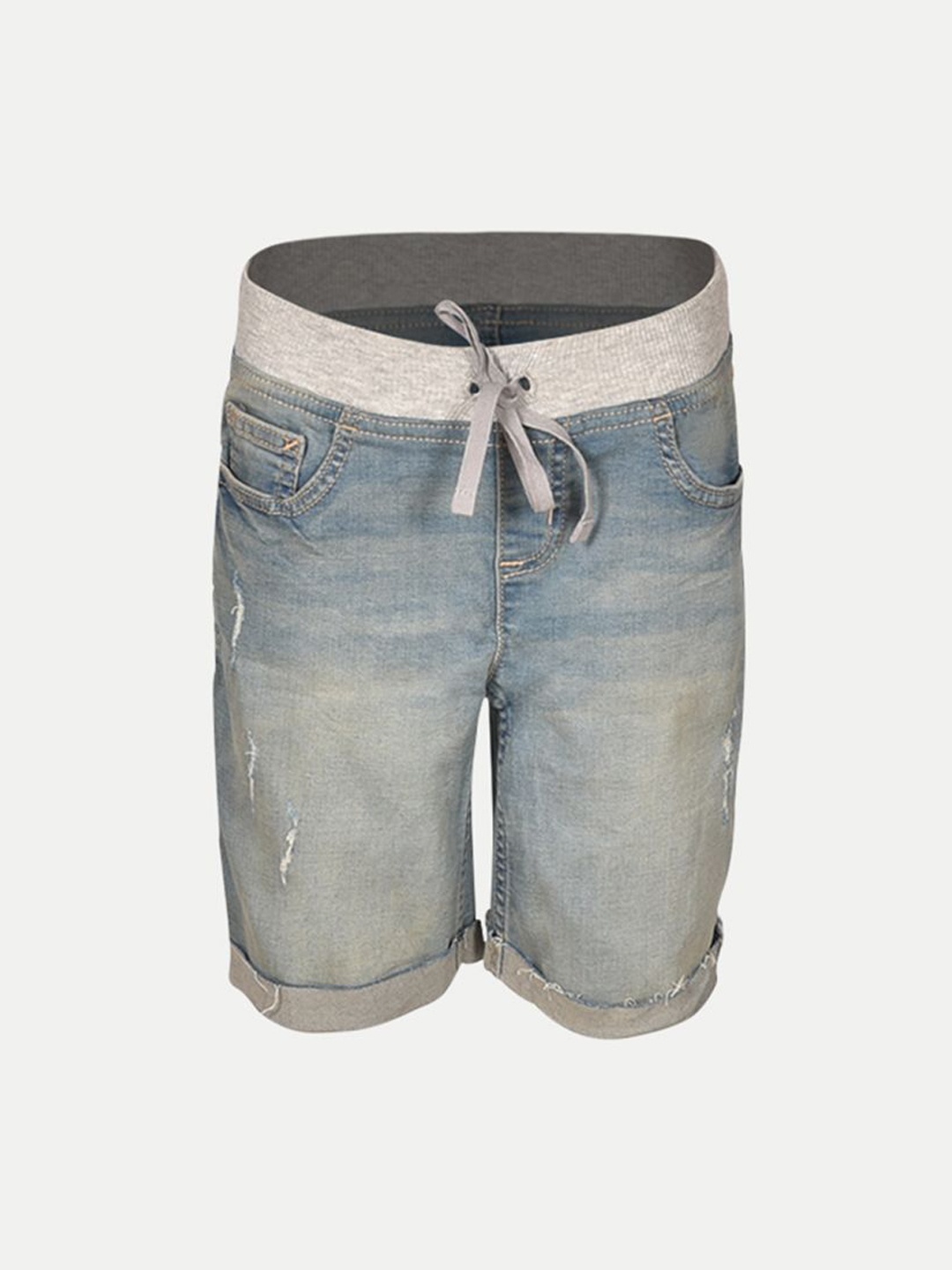 

BAESD Boys Washed Denim Shorts Technology, Blue
