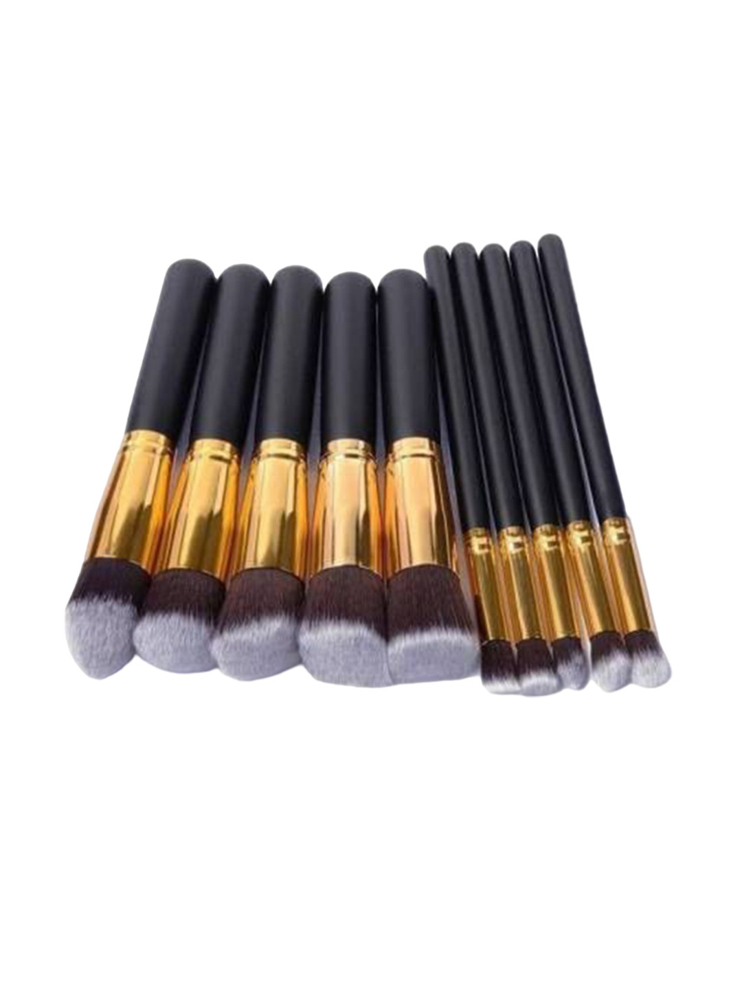 

Yoana Set Of 10 Premium Makeup Brushes, Black