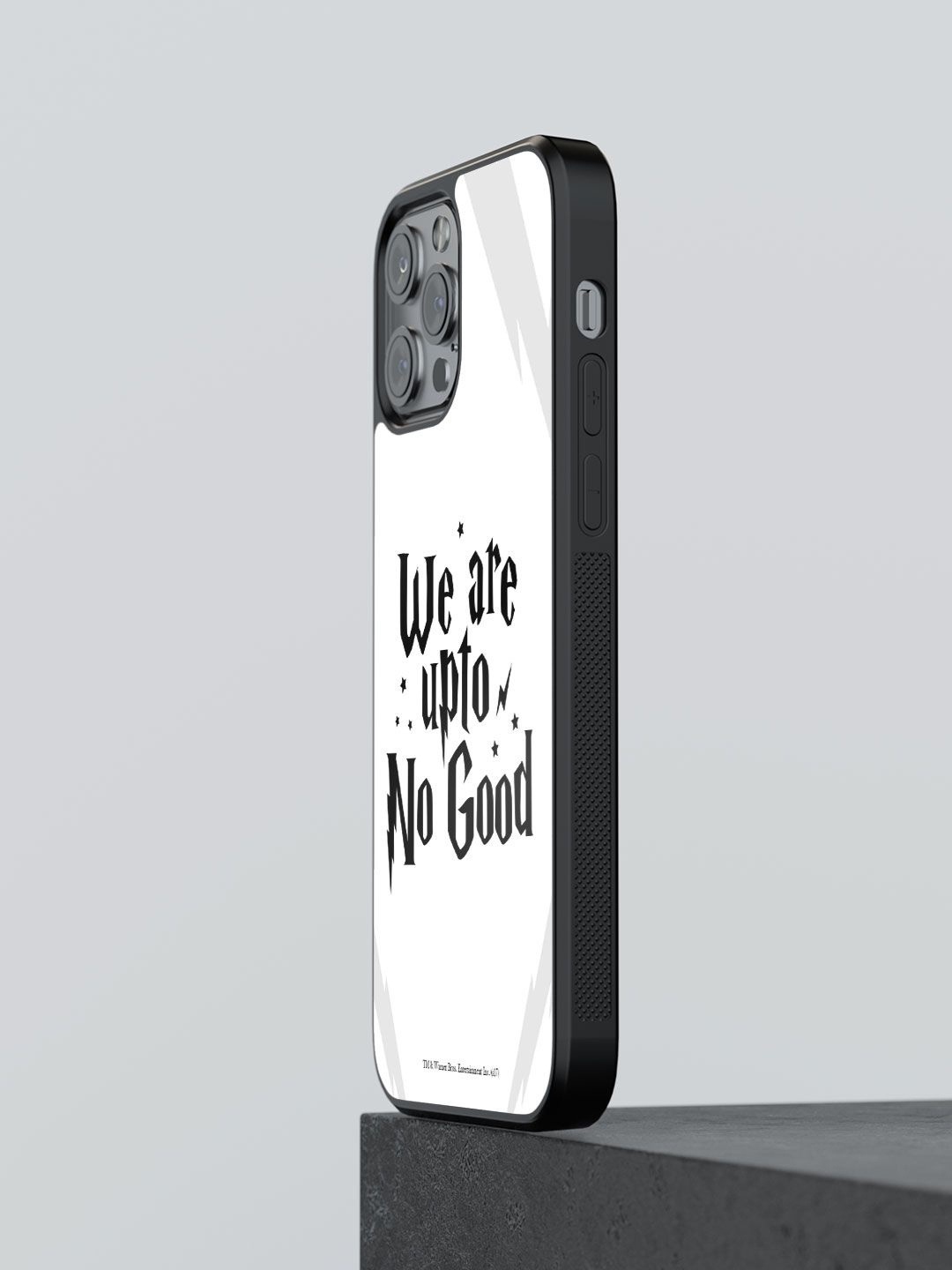 

macmerise Typography Printed iPhone 13 Pro Max Back Case Mobile Accessories, White