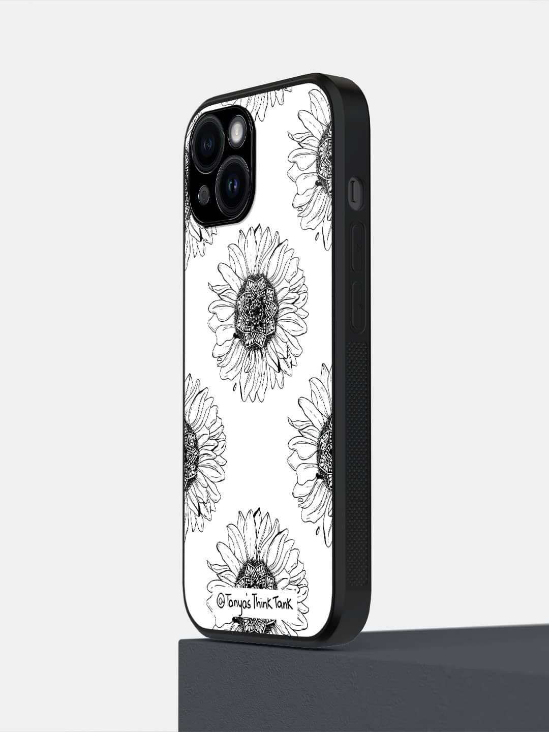 

macmerise Floral Printed iPhone 14 Back Case Mobile Accessories, White