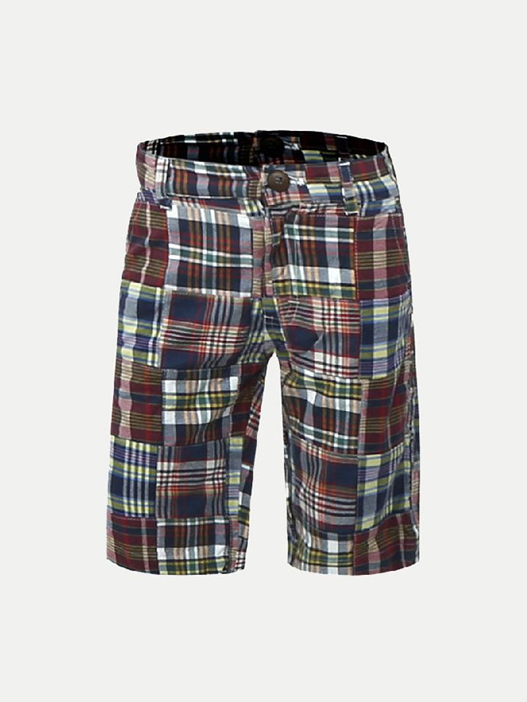 

BAESD Boys Checked Technology Shorts, Red