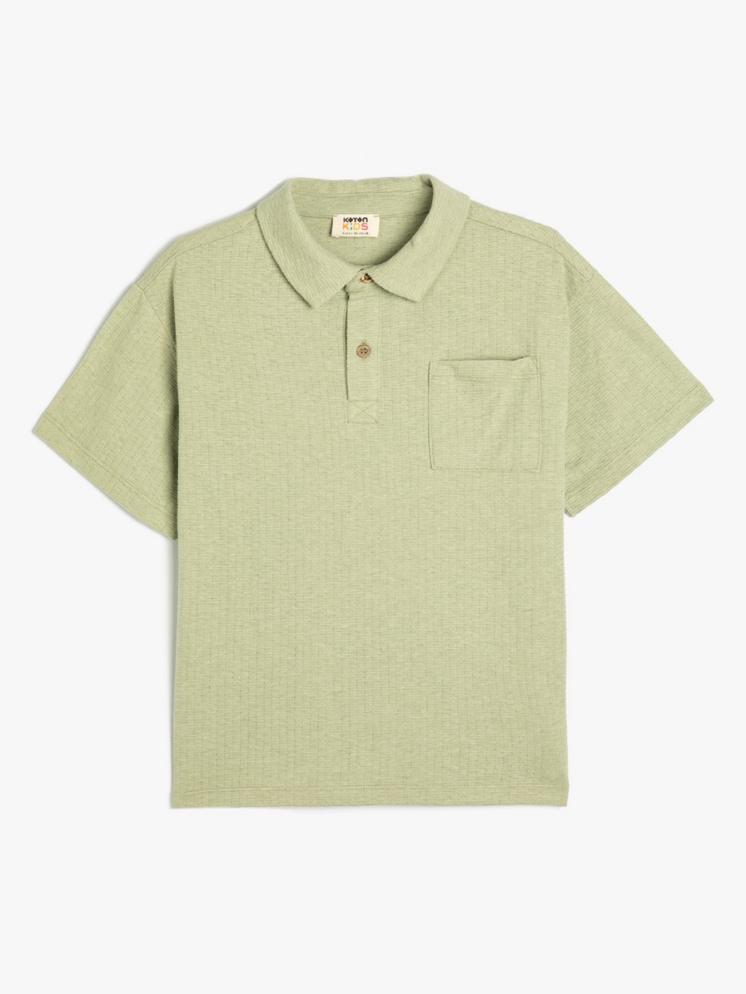 

Koton Boys Polo Collar Pockets T-shirt, Green