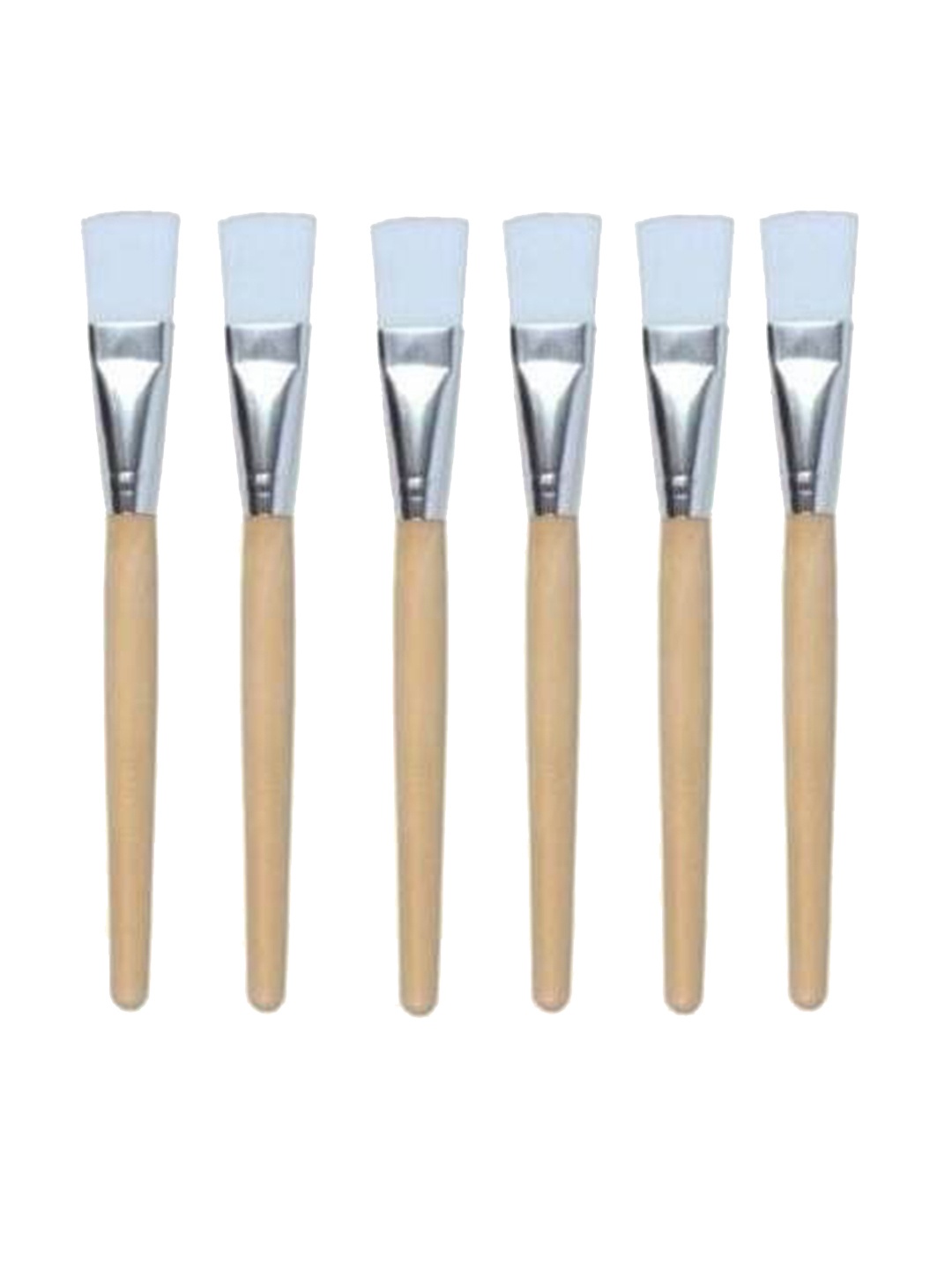 

Yoana Set of 6 Professional Face Pack & Facial Bleach Brush, Pink
