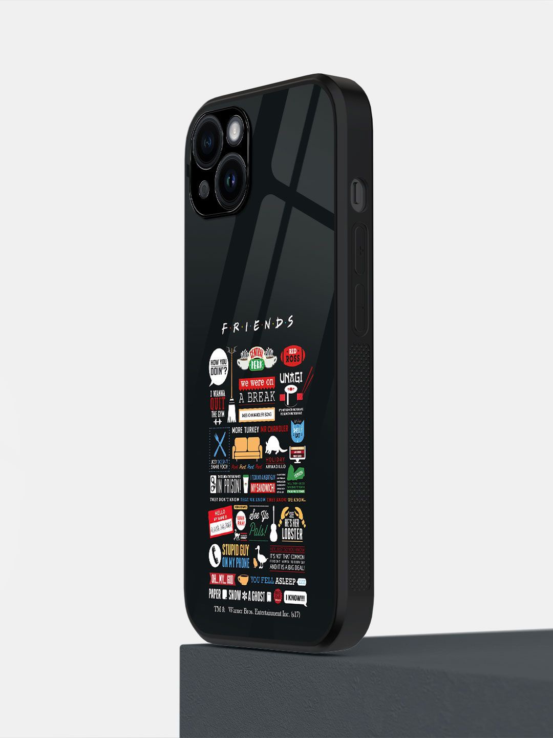 

macmerise Typography Printed iPhone 14 Plus Back Case Mobile Accessories, Black