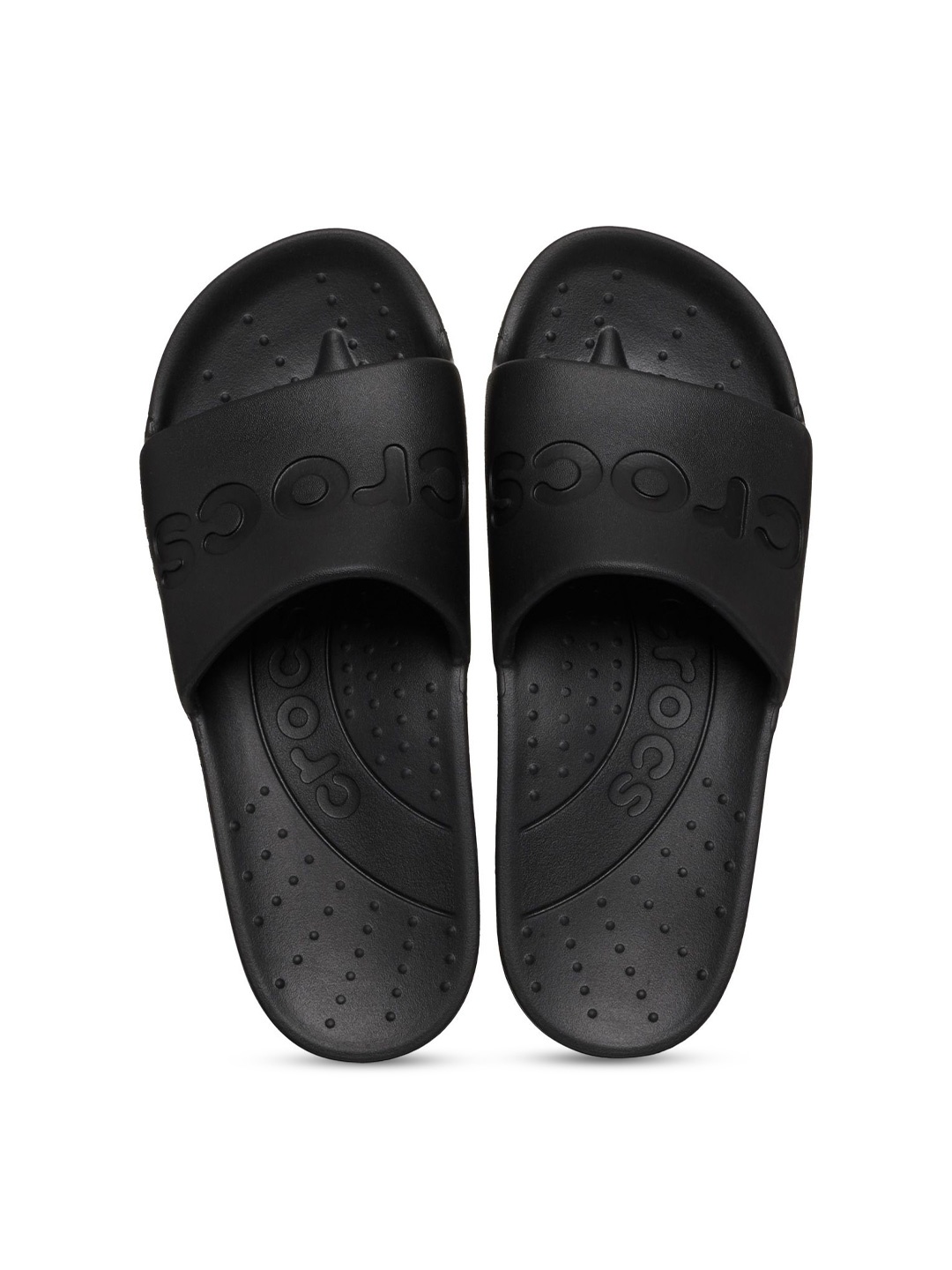 

Crocs Unisex Croslite Sliders, Black