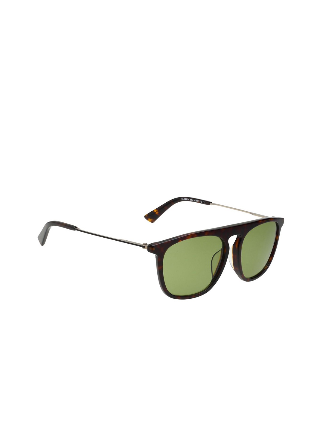 

DIESEL Unisex Square Sunglasses with UV Protected Lens DL0297-F 52N 56 S-Green