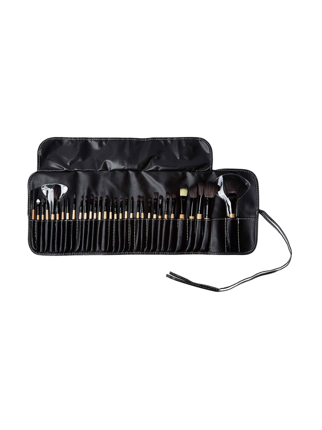 

Yoana Set Of 32-Pcs Makeup Brush Set With Leather Pouch, Black