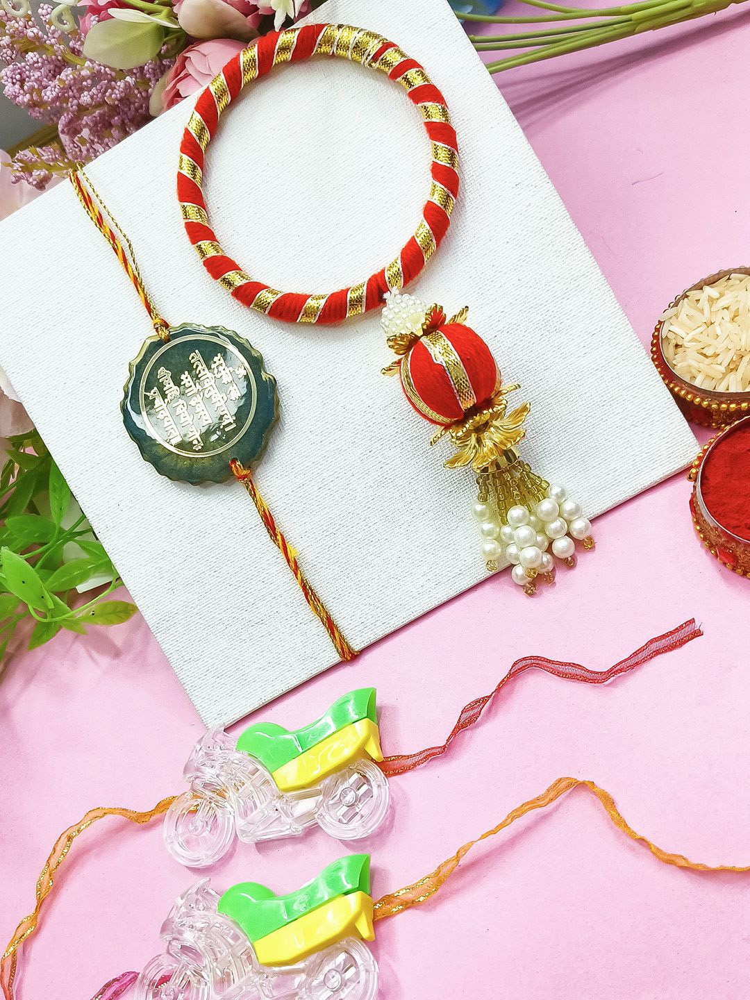 

StileAdda Thread Rakhi, Red