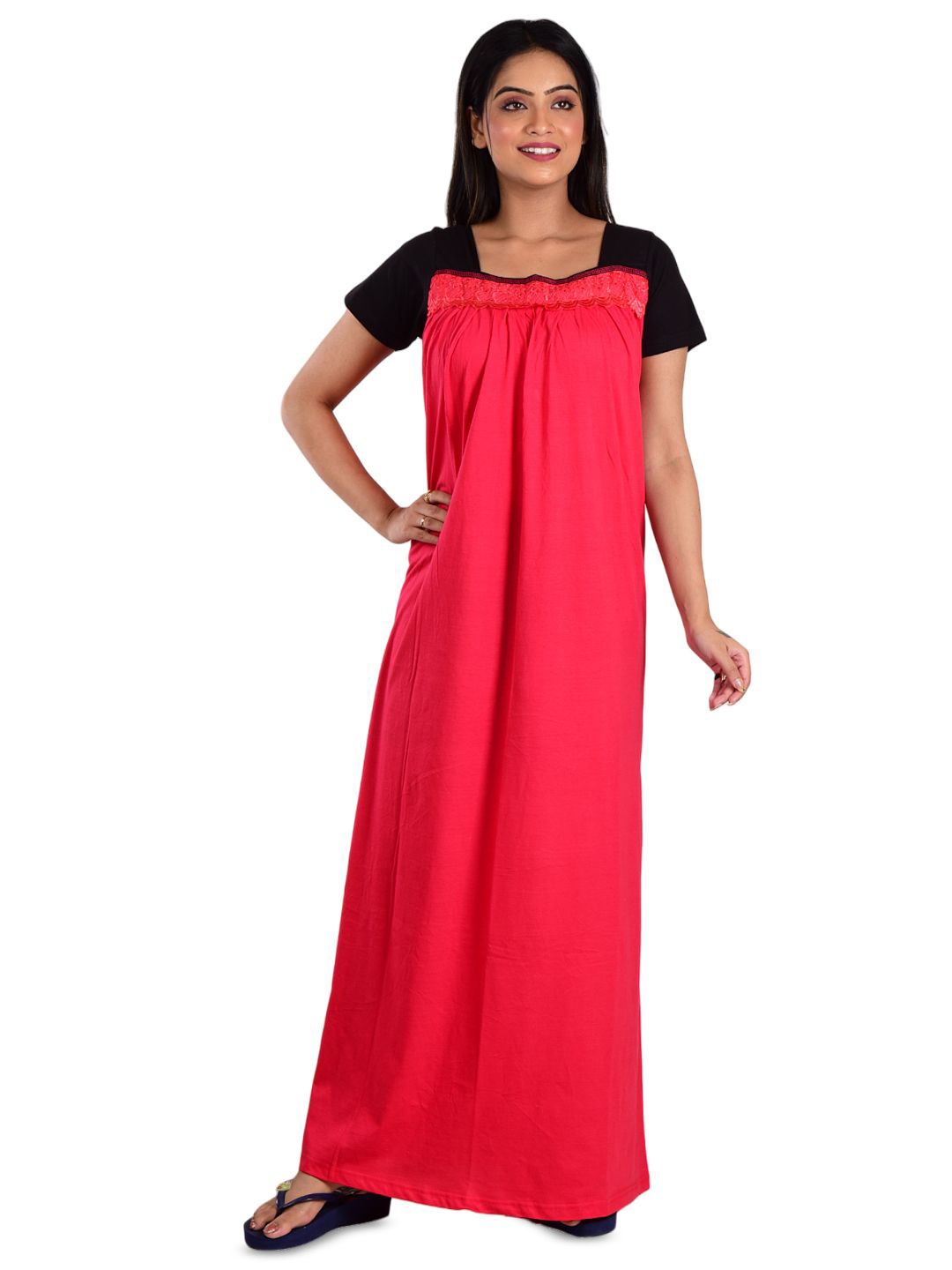 

DUI KONNA Maxi Nightdress, Red