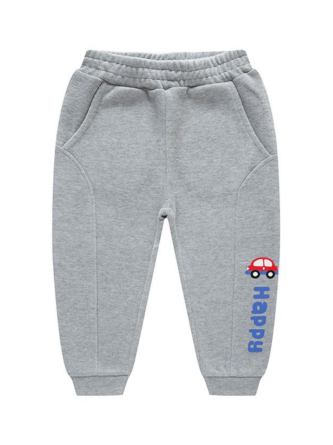 

StyleCast Kids Printed Cotton Joggers, Grey