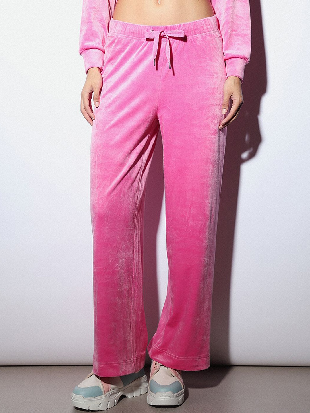 

ONLY Women High-Rise Trousers, Pink