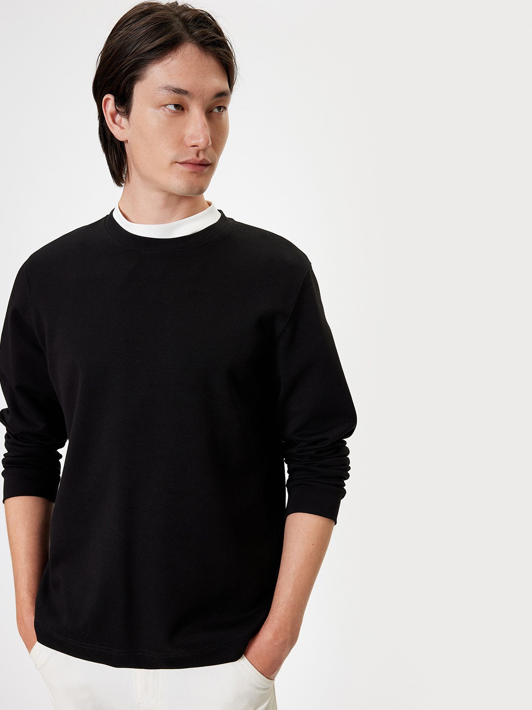 

Koton Men Sweatshirt, Black