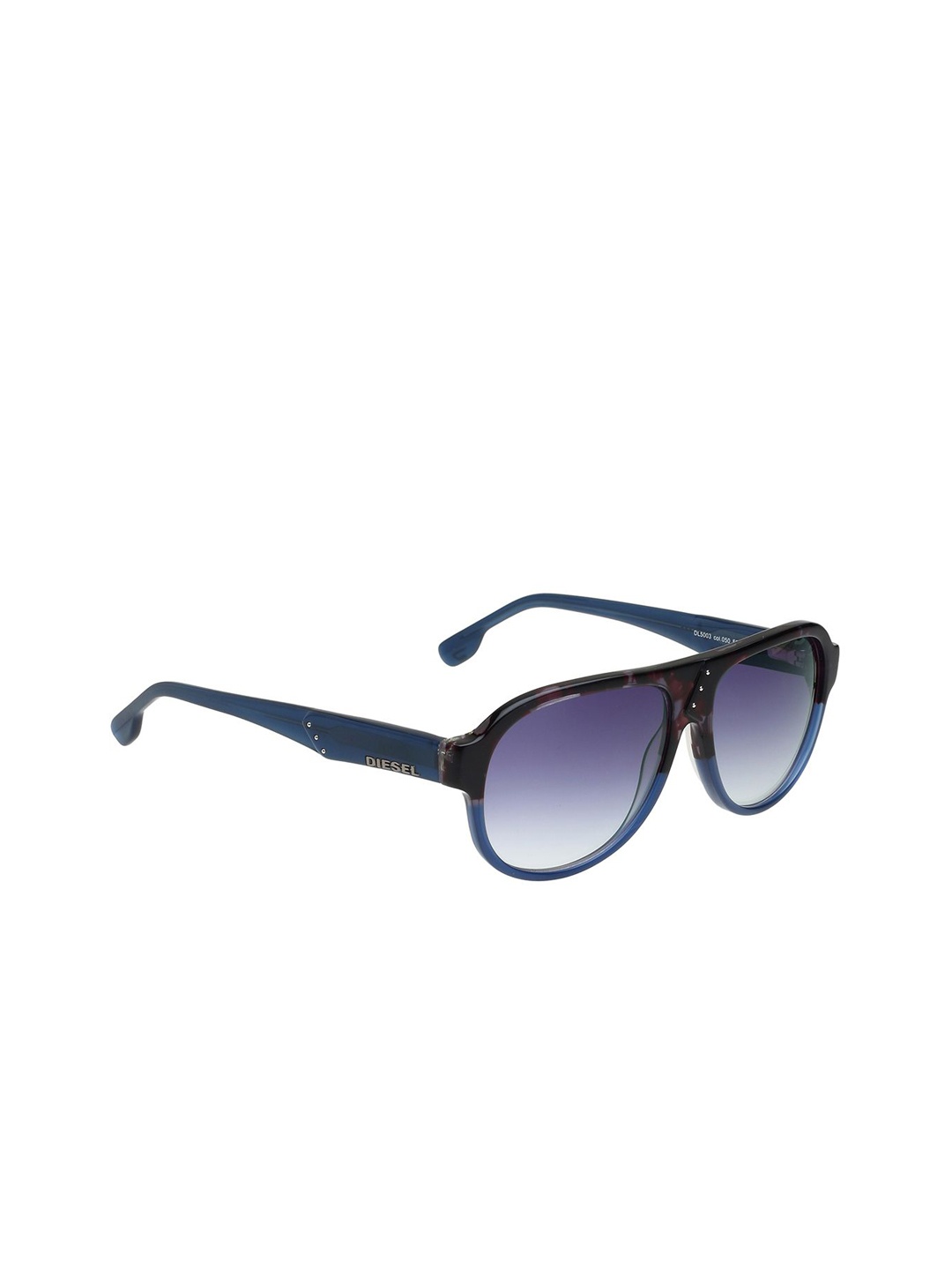 

DIESEL Unisex Oval Sunglasses with UV Protected Lens DL5003 F/S 050 56, Blue