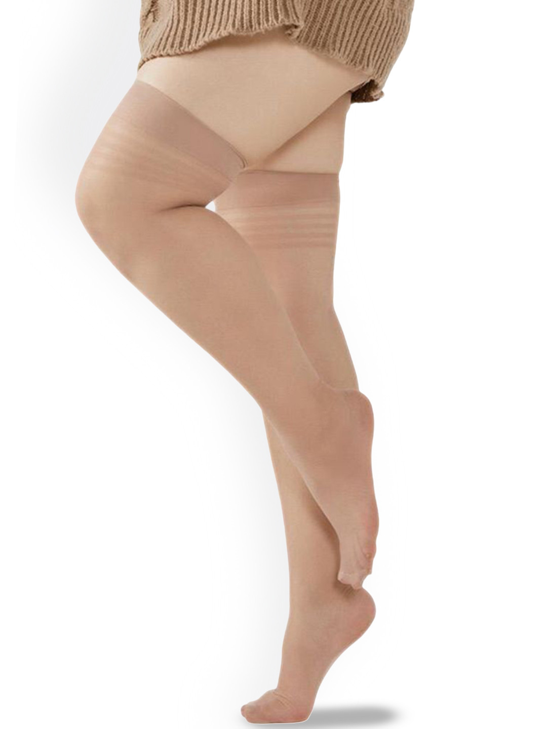 

BAESD Sheer Pantyhose Stretchable Stockings, Beige