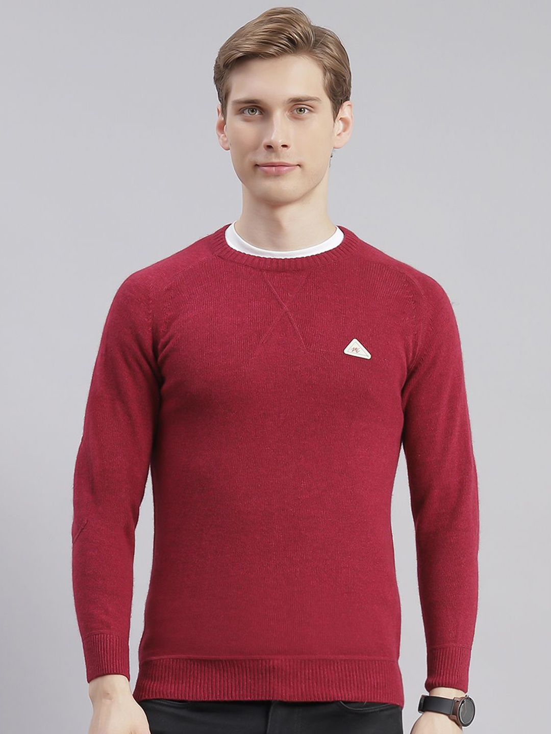 

Monte Carlo Men Woollen Pullover, Maroon