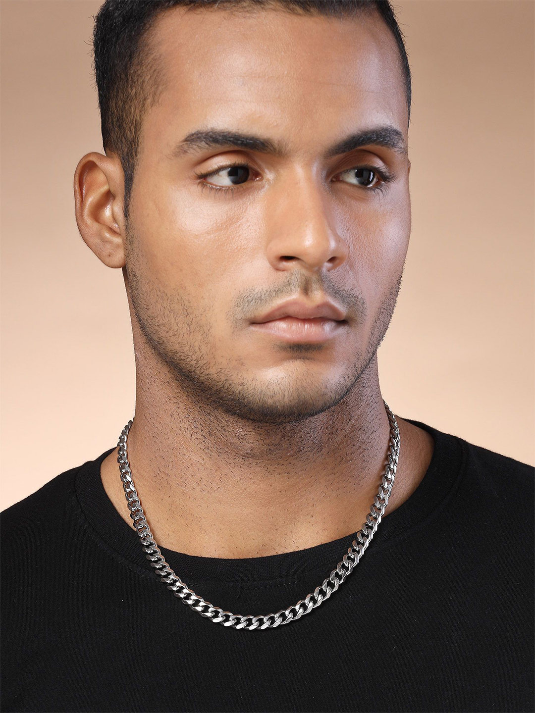 

Bohey by KARATCART Men Silver-Plated Chain
