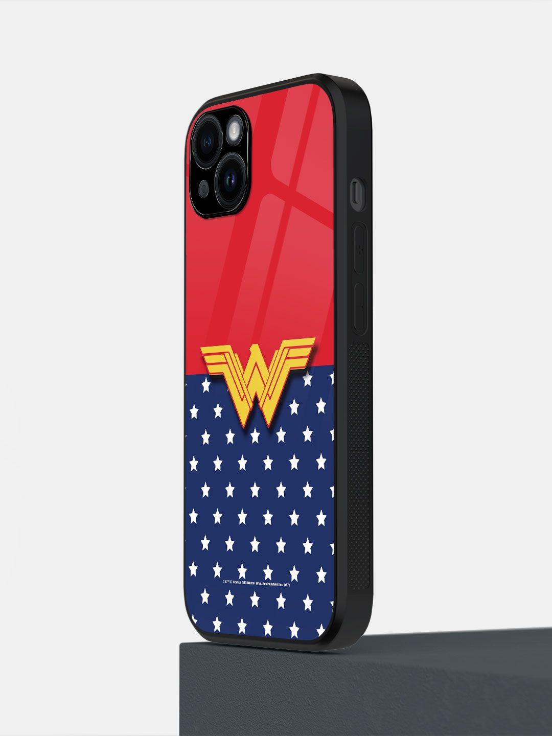 

macmerise Superhero Printed iPhone 14 Plus Back Case Mobile Accessories, Red