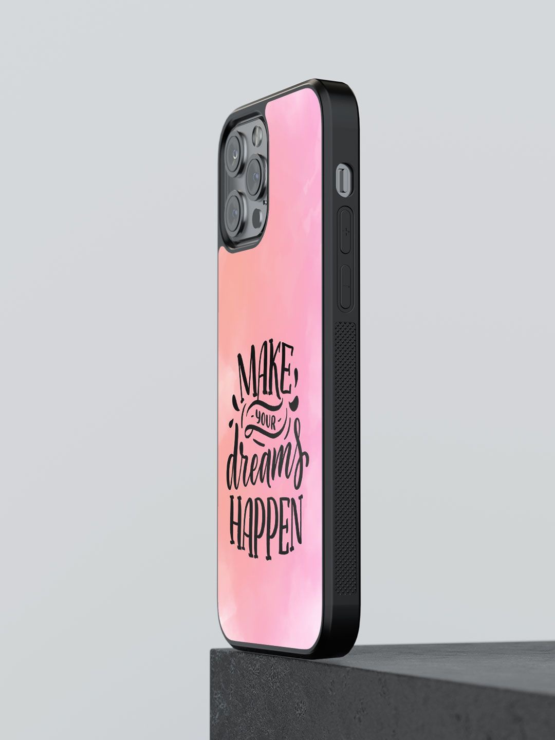 

macmerise Typography Printed iPhone 13 Pro Back Case Mobile Accessories, Pink