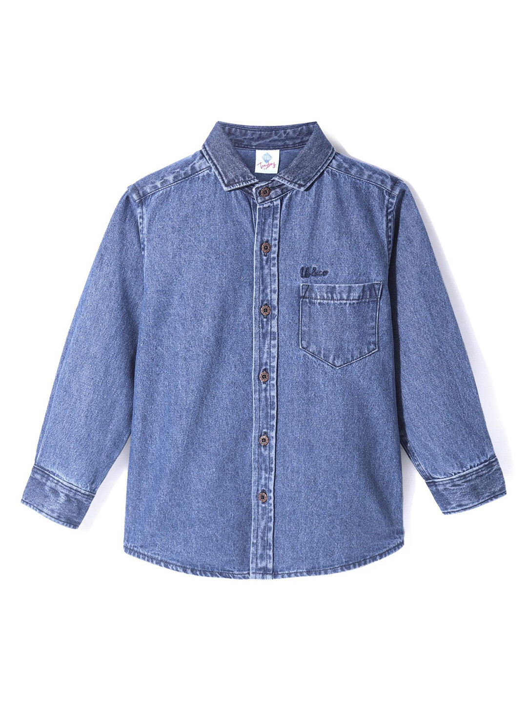 

TONYBOY Boys Premium Opaque Casual Shirt, Blue