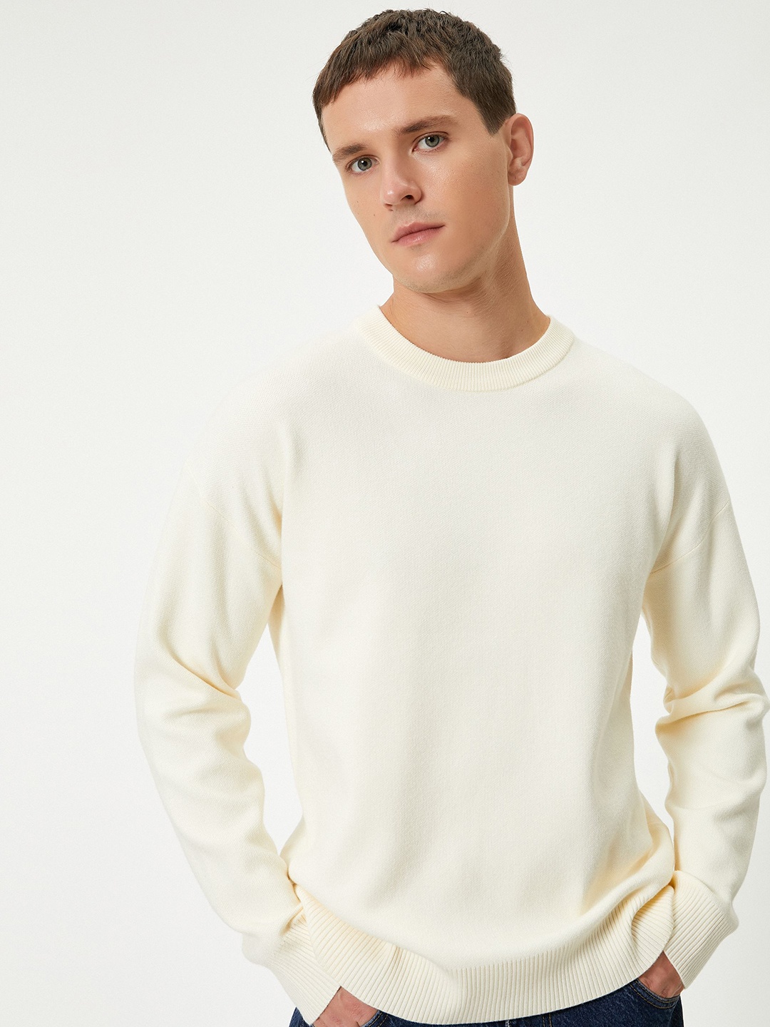 

Koton Men Pullover, Beige