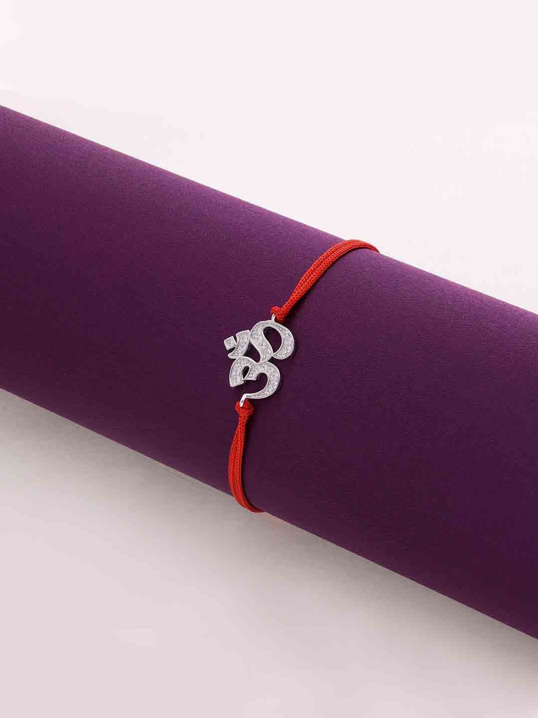 

KAI JEWEL Sterling Silver Om Thread Rakhi