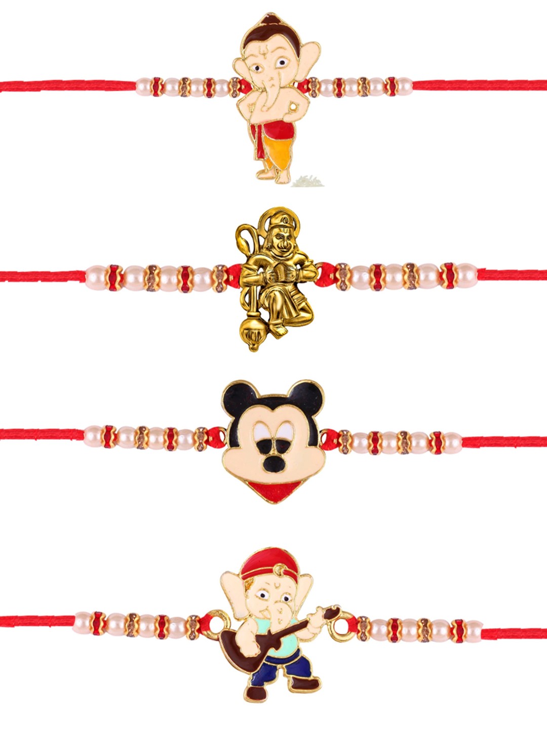 

Vighnaharta Thread Rakhi, Red