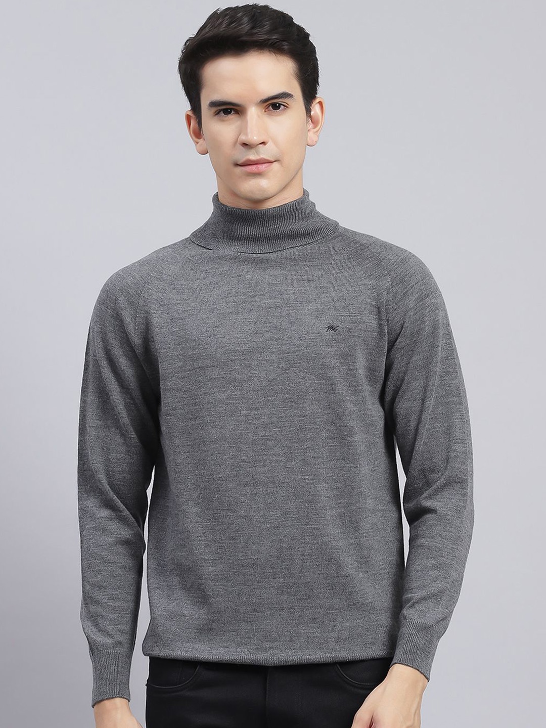 

Monte Carlo Men Woollen Pullover, Grey