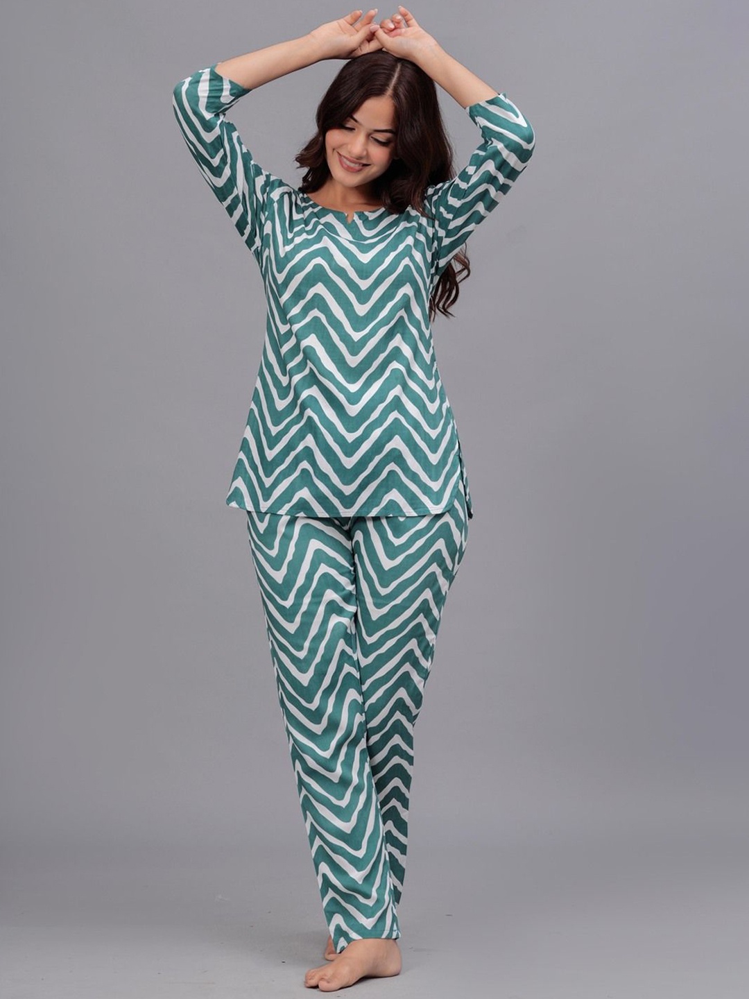 

Bachuu Women Night suits, Sea green
