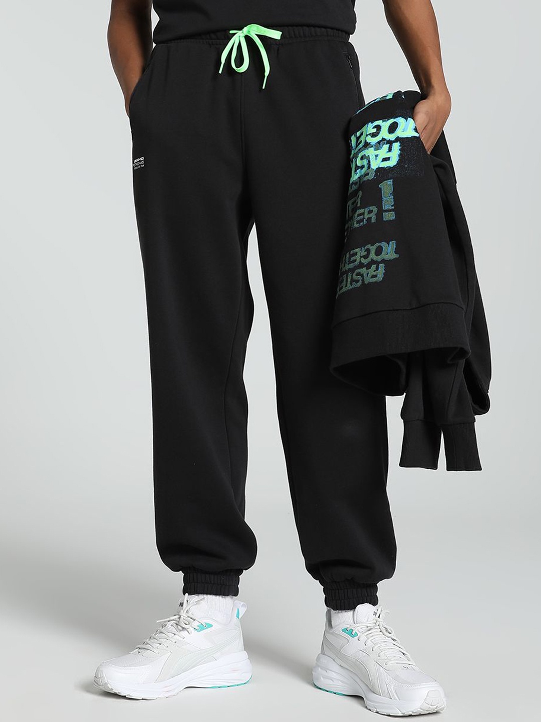 

PUMA Motorsport Men Cotton Track Pants, Black