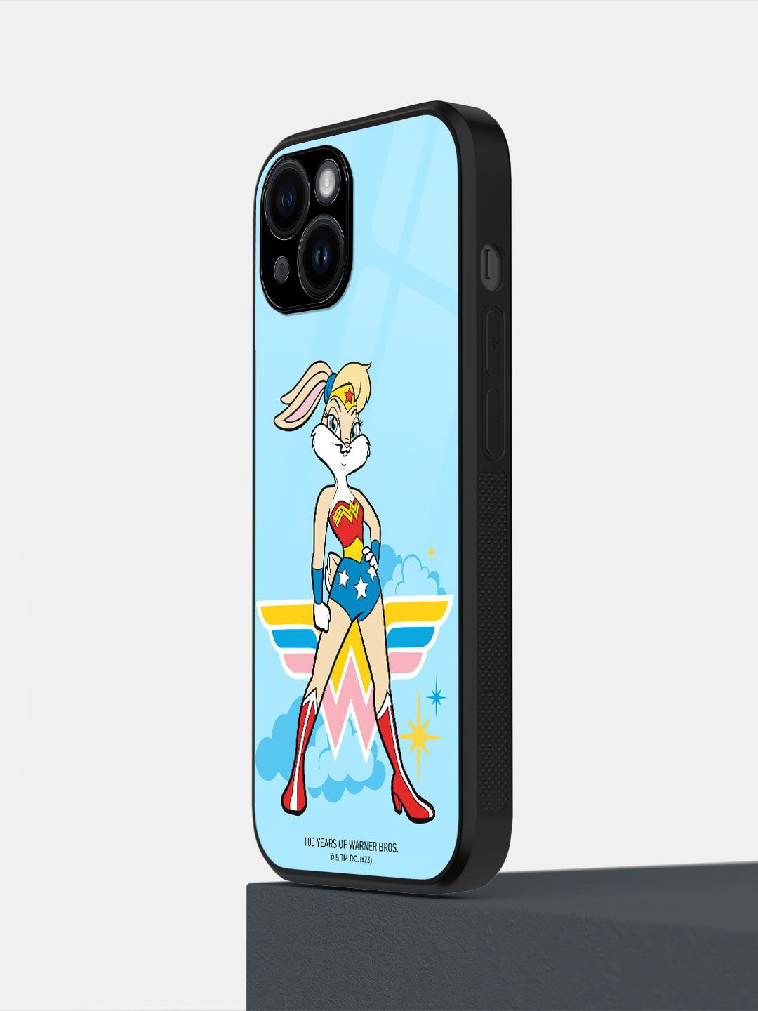 

macmerise Cartoon Characters Printed iPhone 14 Back Case Mobile Accessories, Blue